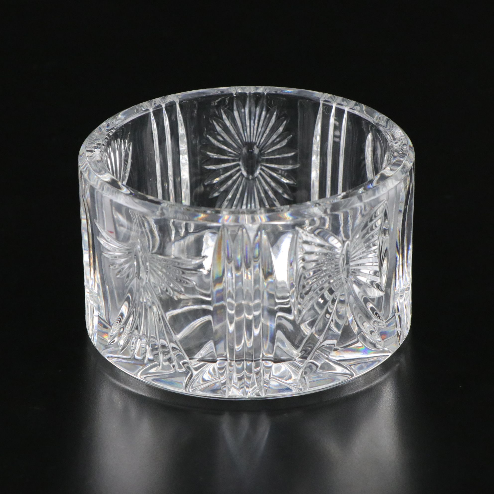 Waterford Crystal "Millennium" Bowl and Edinburgh Crystal "Ships" Decanter