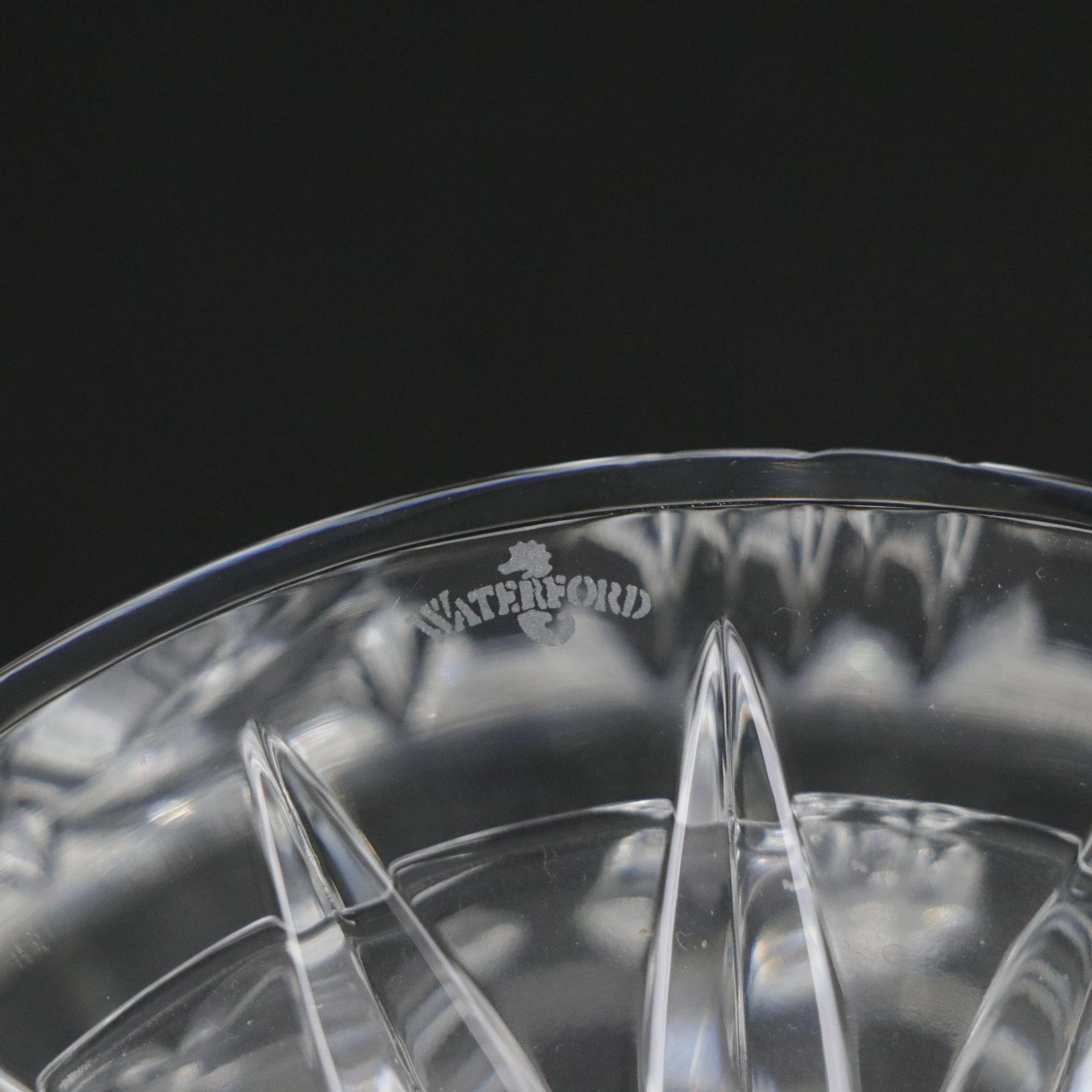 Waterford Crystal "Millennium" Bowl and Edinburgh Crystal "Ships" Decanter