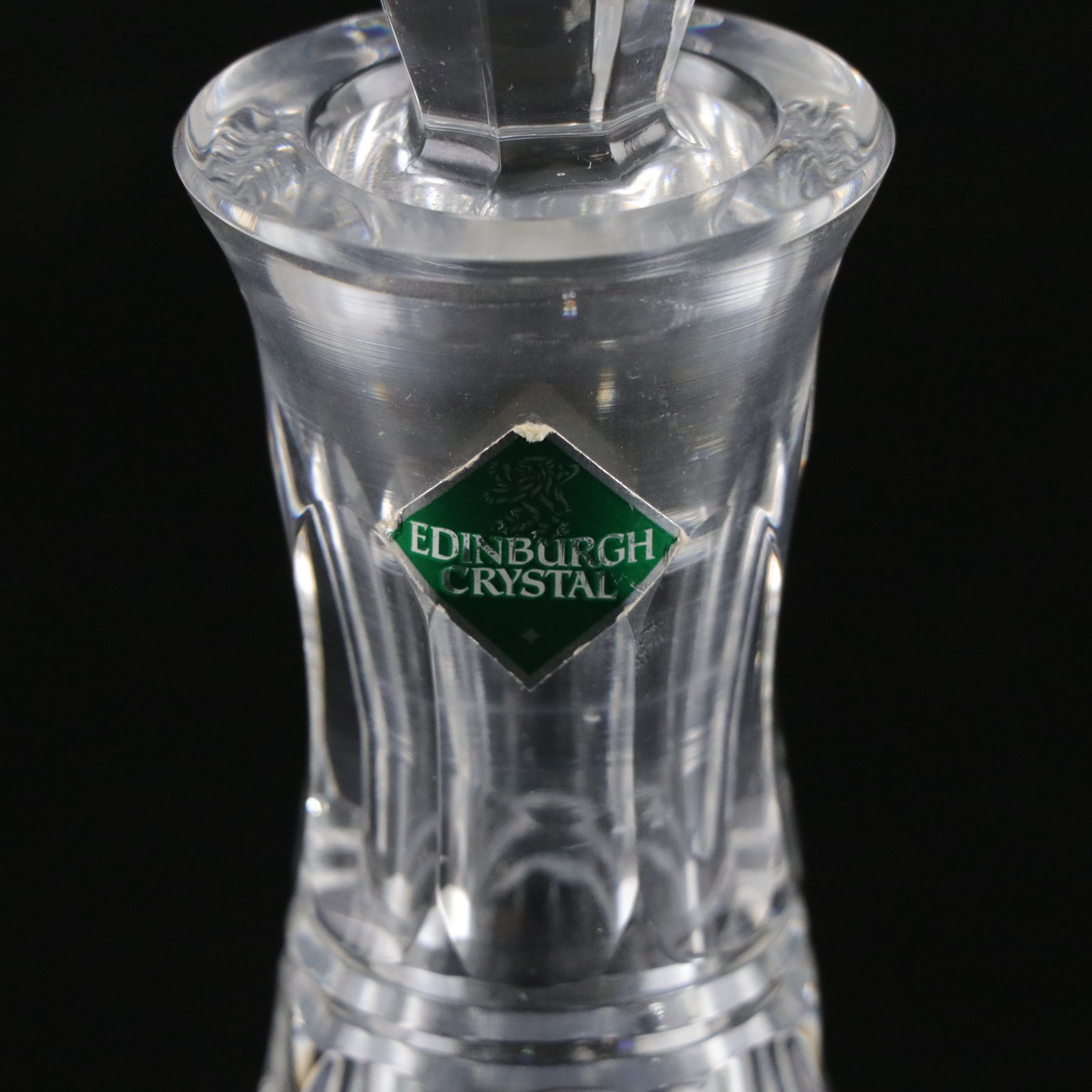 Waterford Crystal "Millennium" Bowl and Edinburgh Crystal "Ships" Decanter