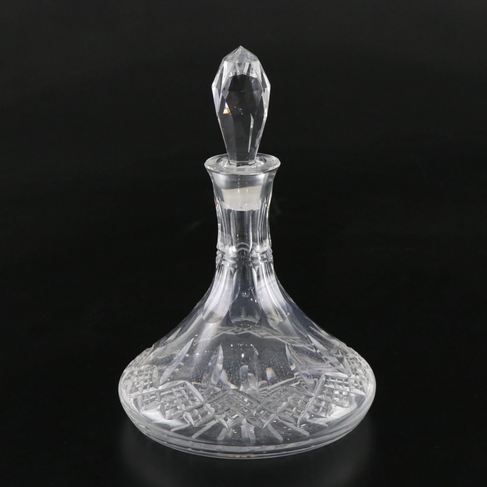 Waterford Crystal "Millennium" Bowl and Edinburgh Crystal "Ships" Decanter
