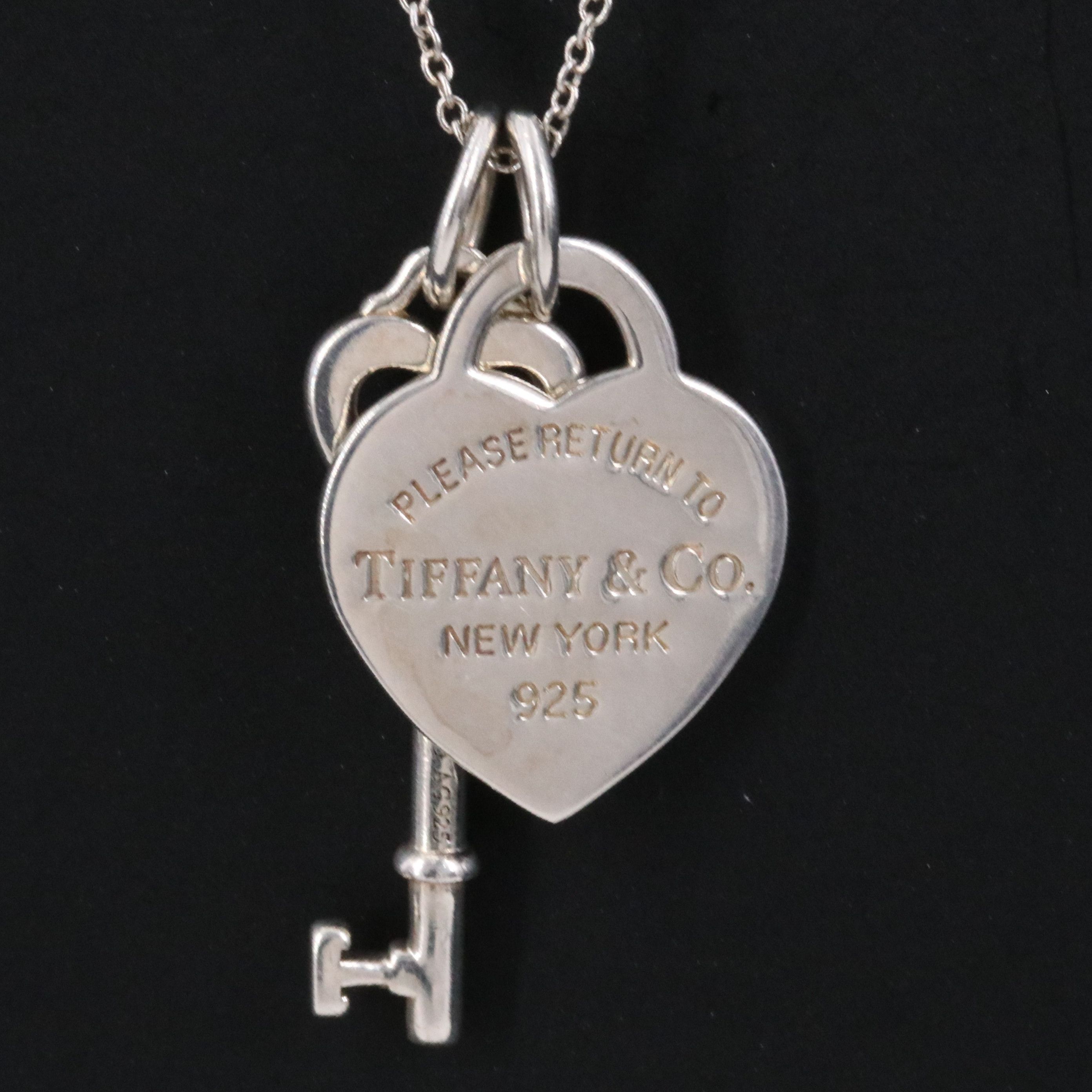 Tiffany & Co. Return to Tiffany Sterling Heart Necklace
