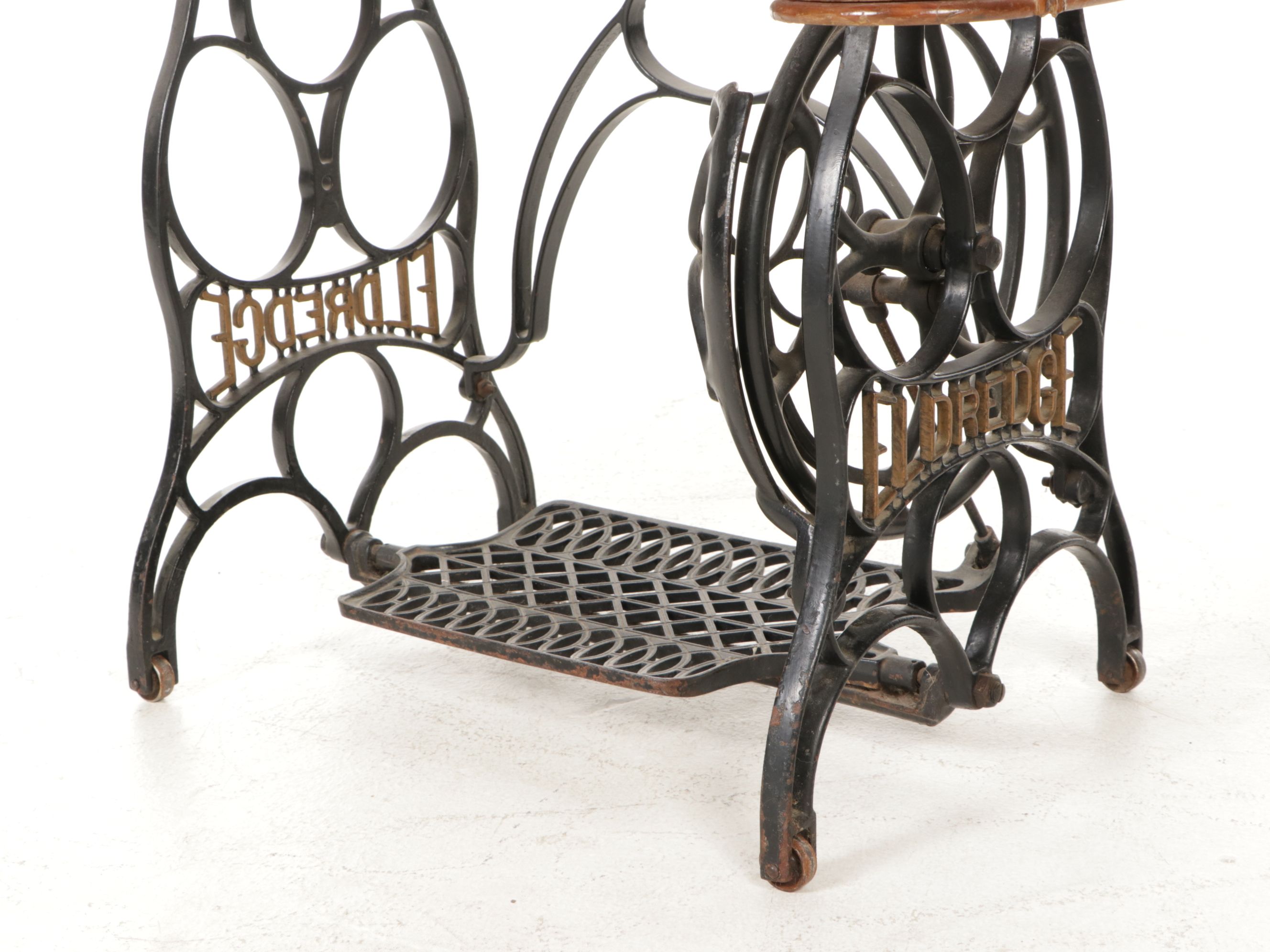 Eldredge "B" Treadle Sewing Machine, Late 19th to Early 20th Century