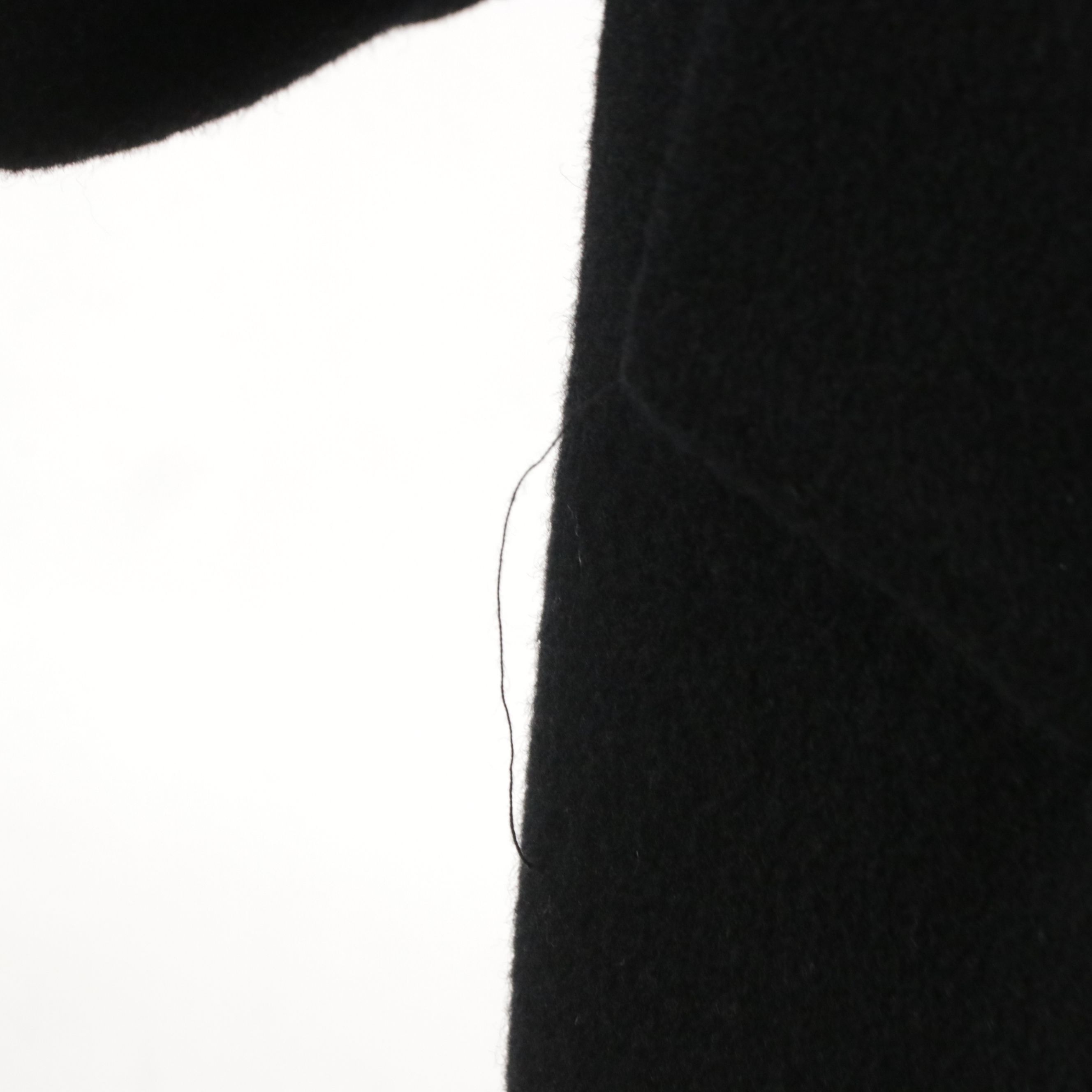 Bill Blass Signature Black Wool Coat