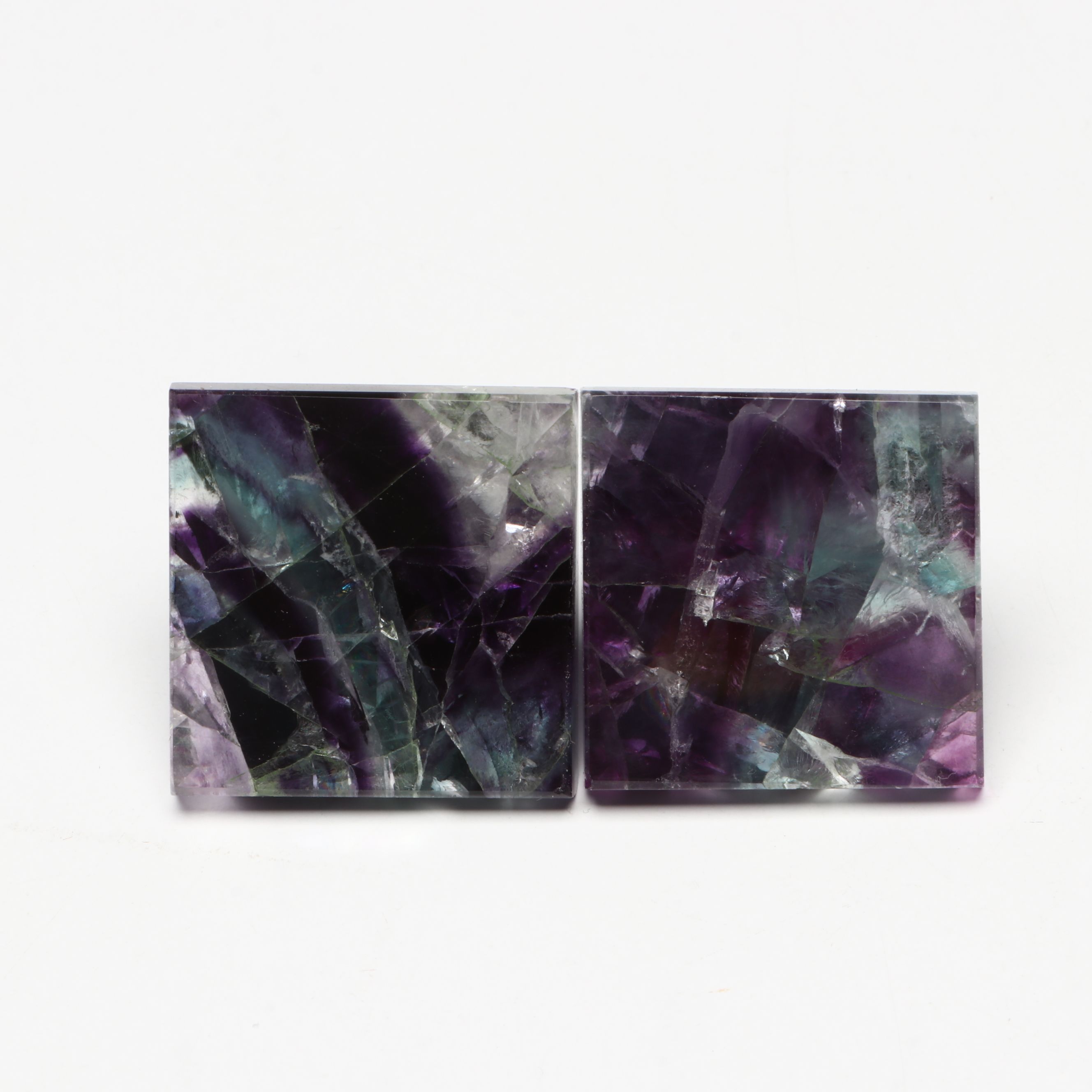 Polished Fluorite Pyramids
