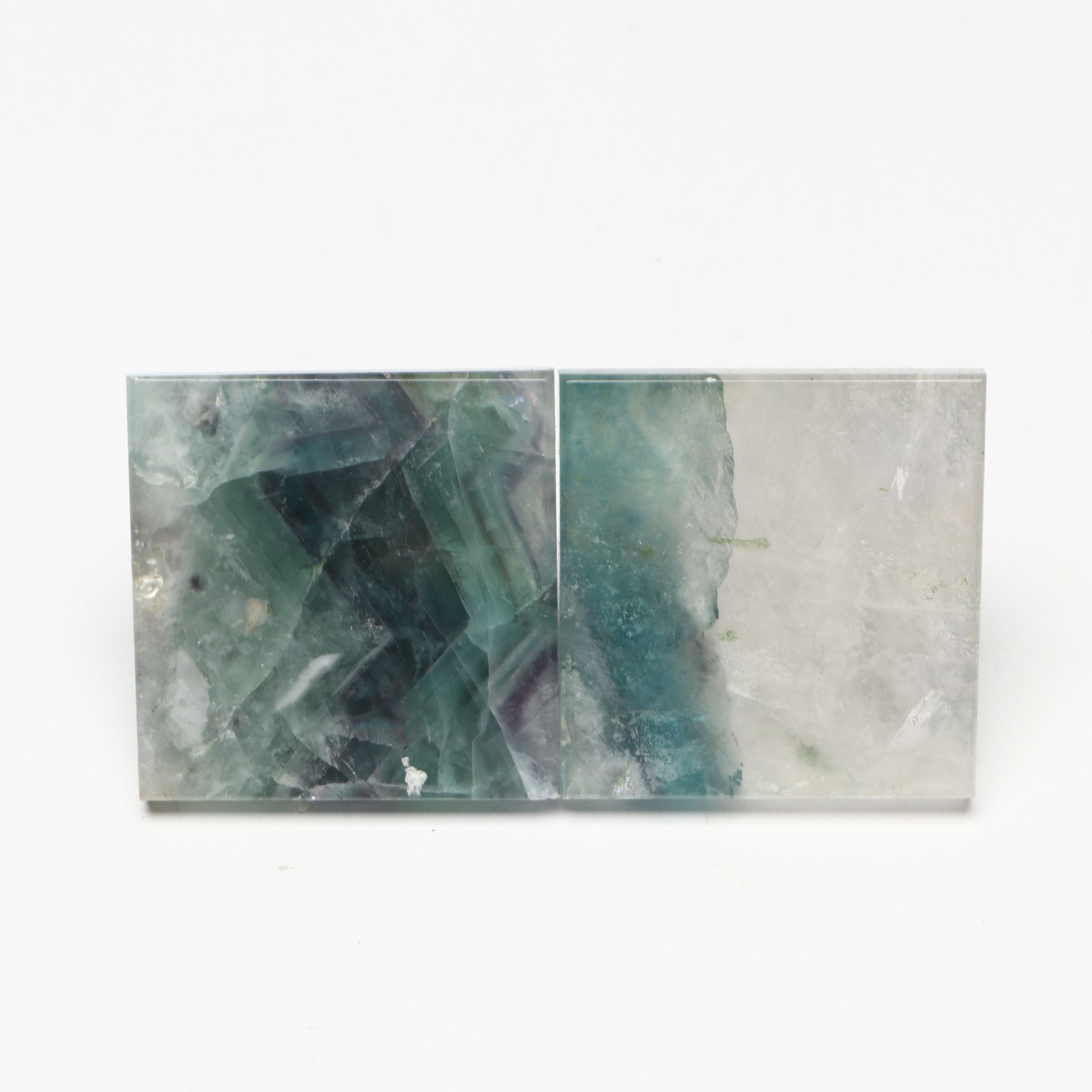 Polished Fluorite Pyramids