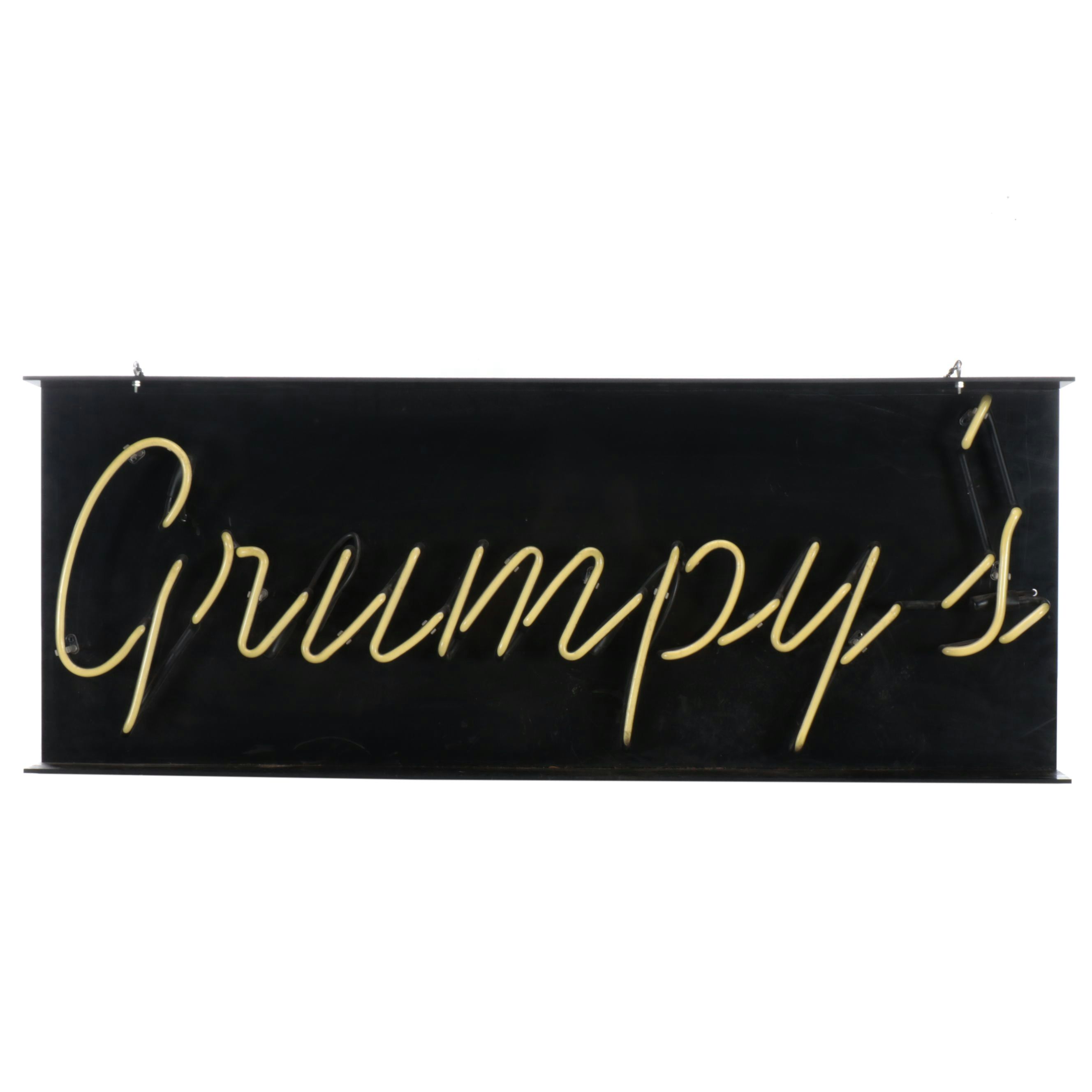 "Grumpy's" Neon Wall Sign