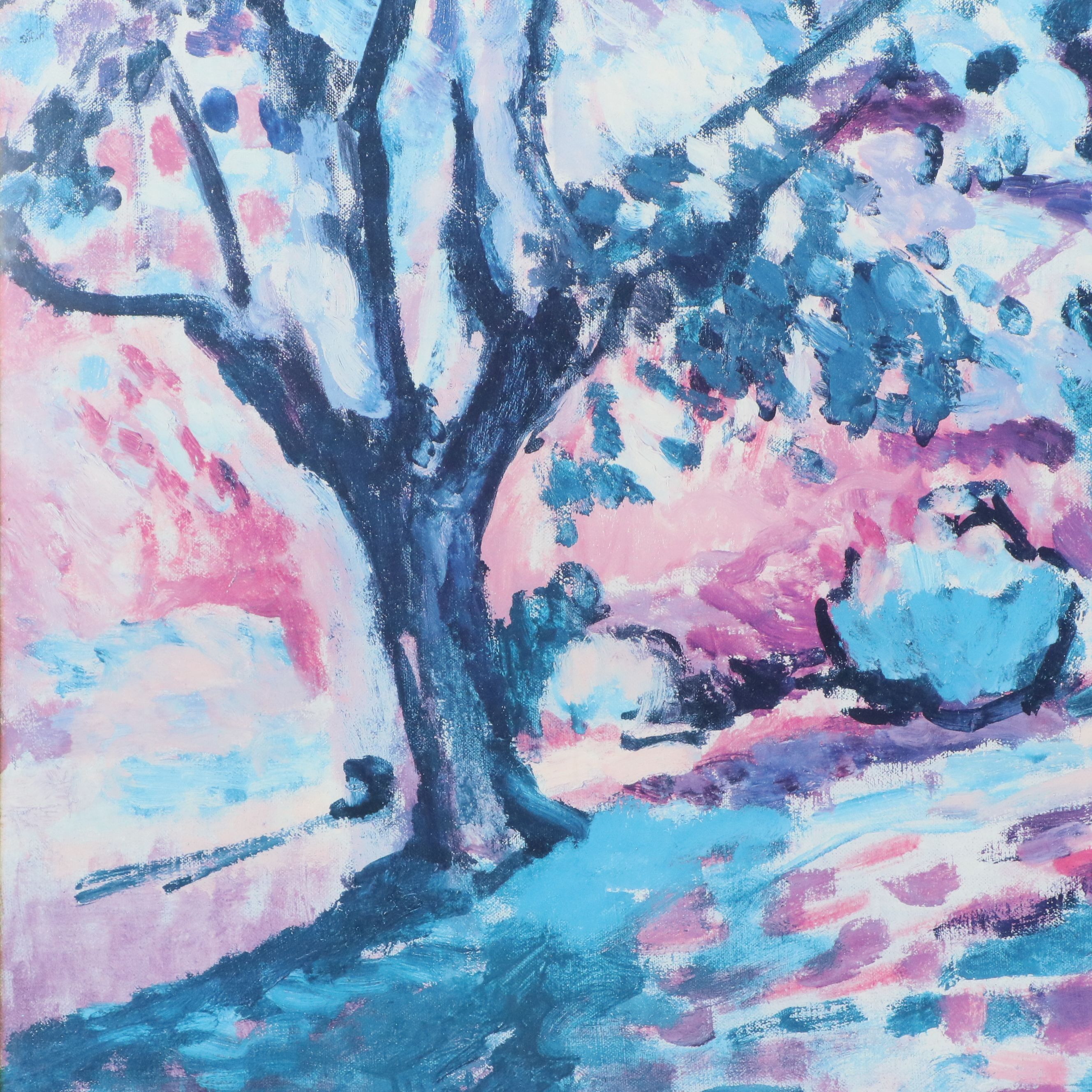 Offset Lithograph After Henri Matisse "Promenade Among the Olive Trees," 1987