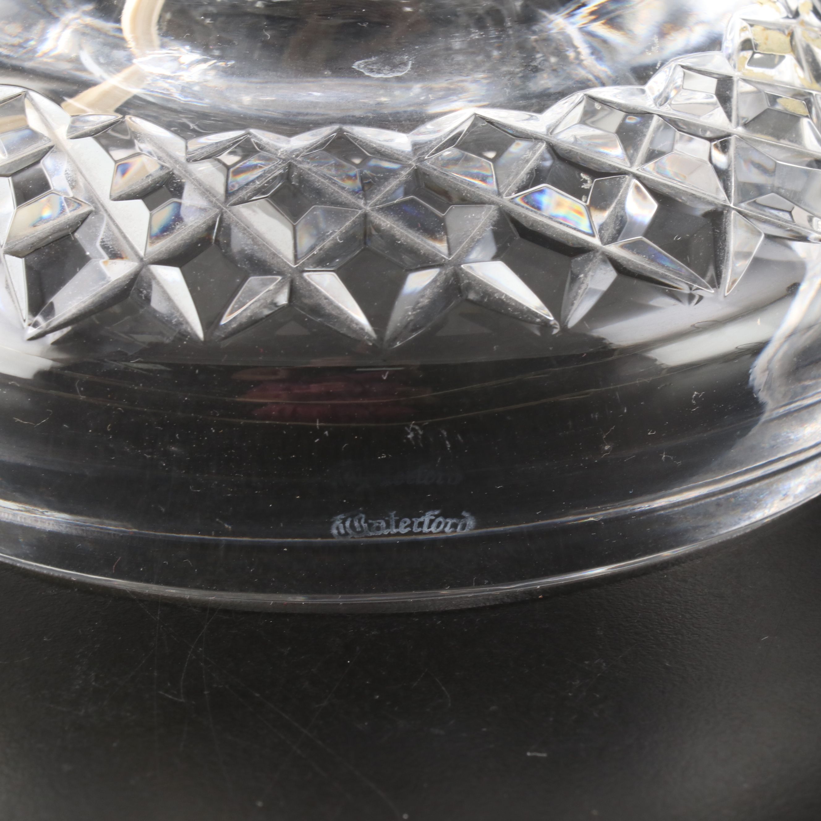 Waterford Crystal "Inishmaan" Electric Hurricane Lamp