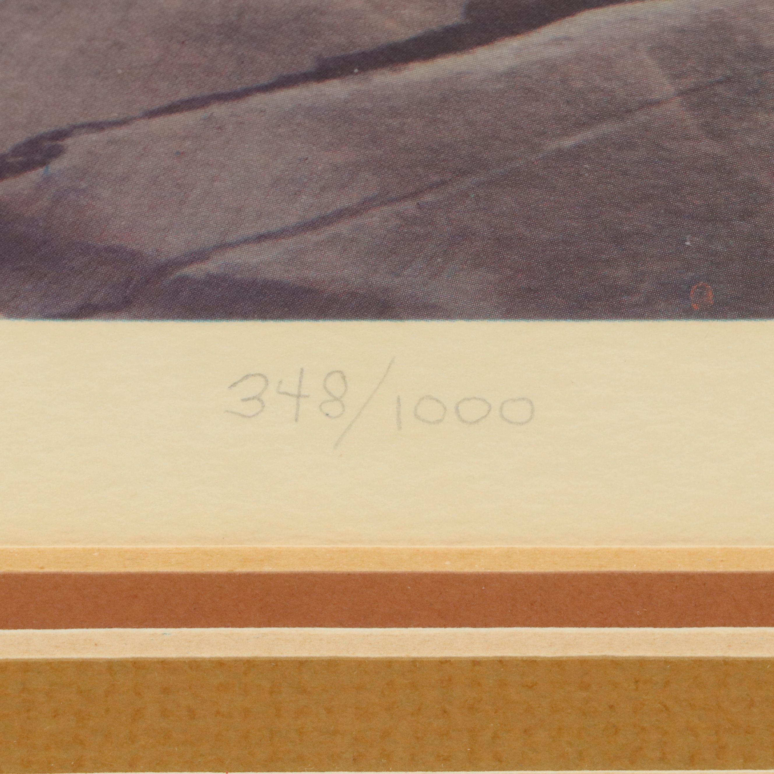 John Ruthven Offset Lithograph "Bengal Tiger," 1968