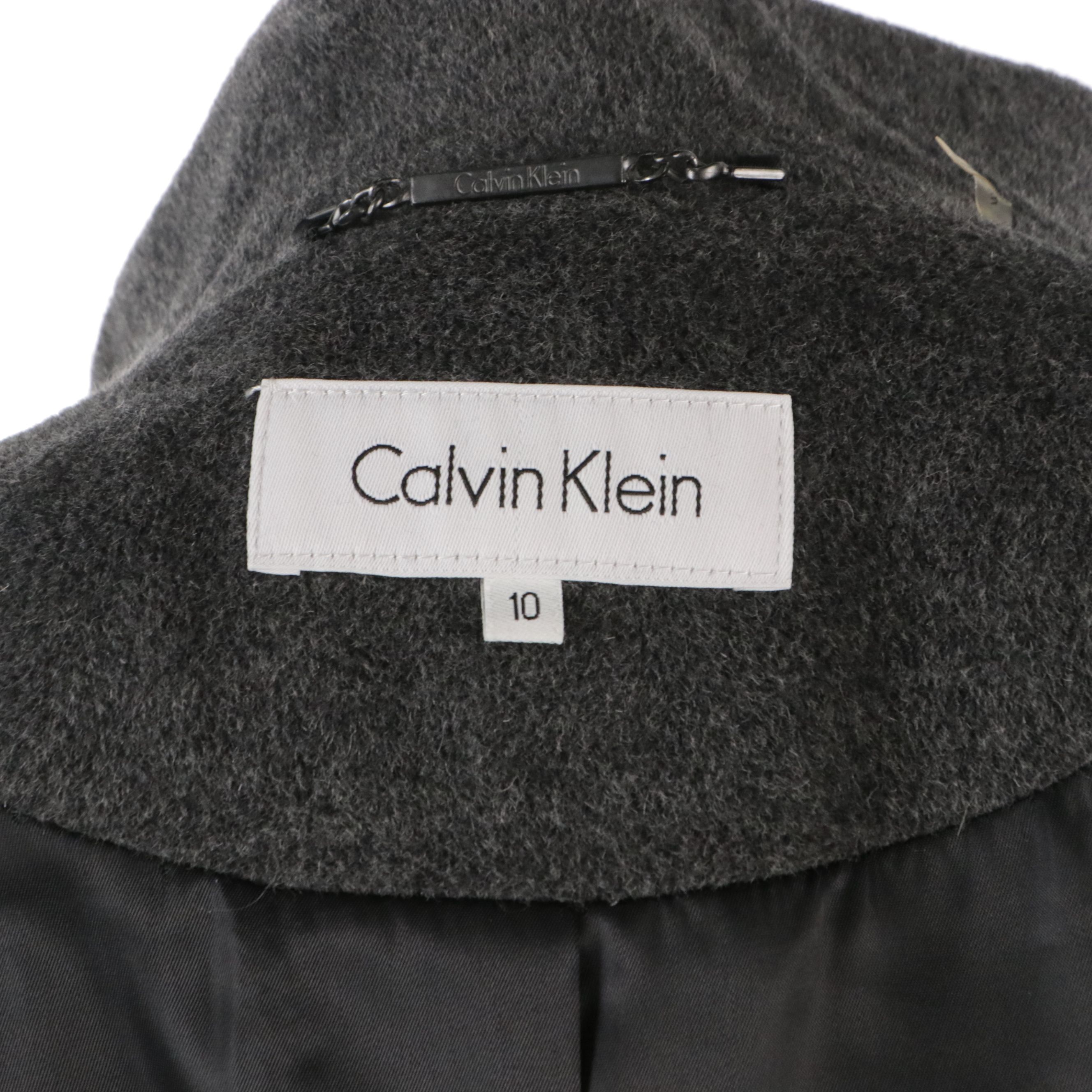 Calvin Klein Wool Blend Snap-Front Coats