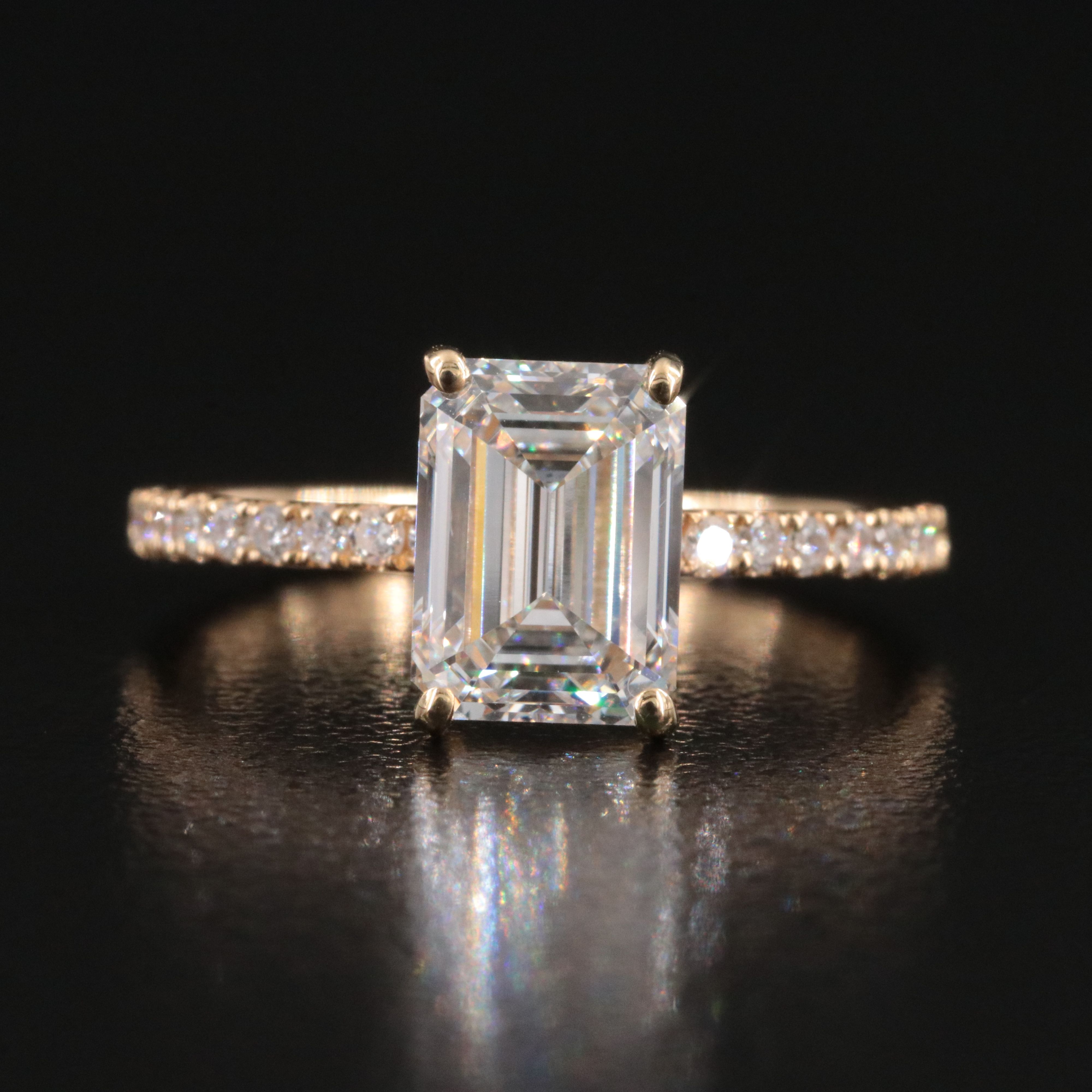 18K 2.28 CTW Lab Grown Diamond Ring with IGI Report