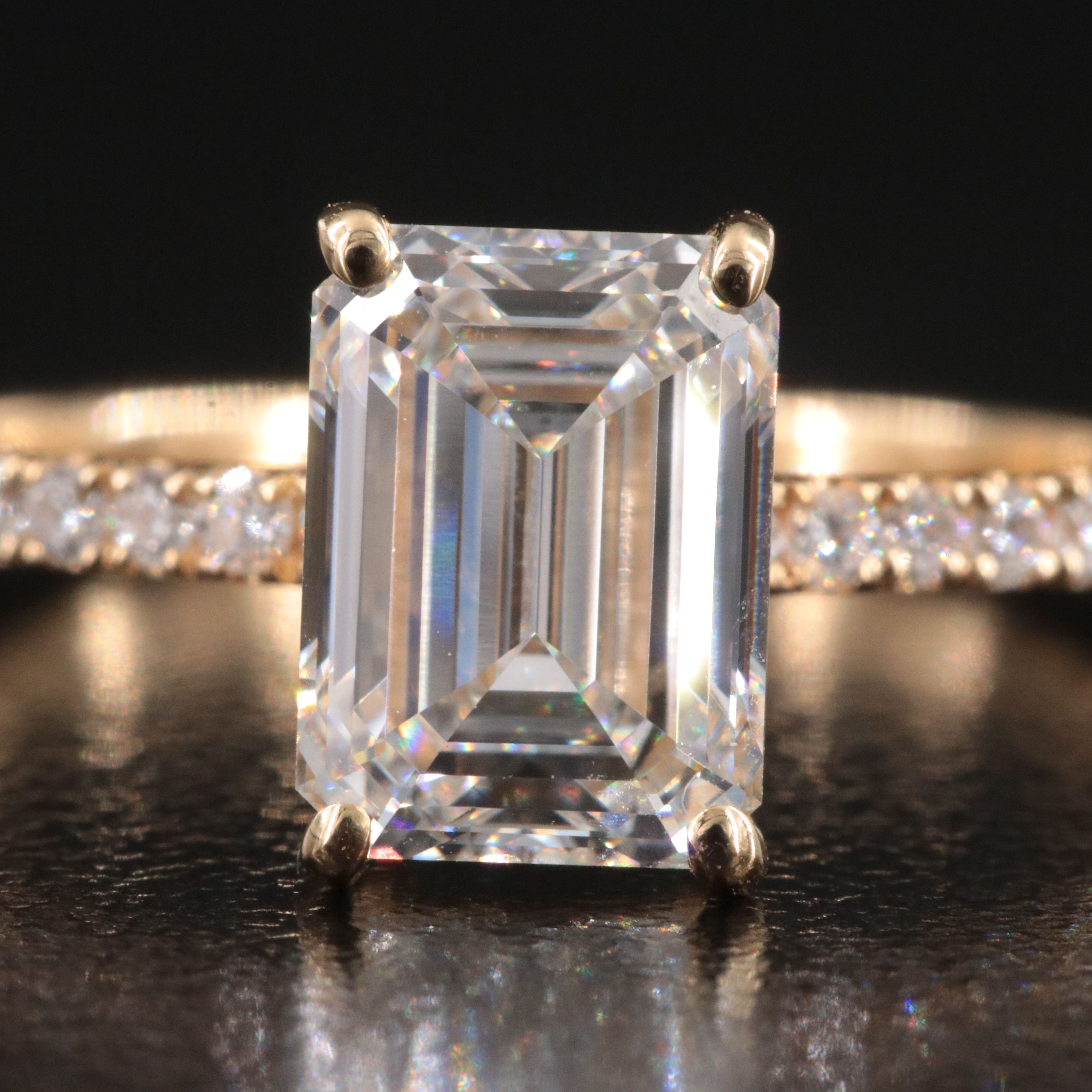 18K 2.28 CTW Lab Grown Diamond Ring with IGI Report