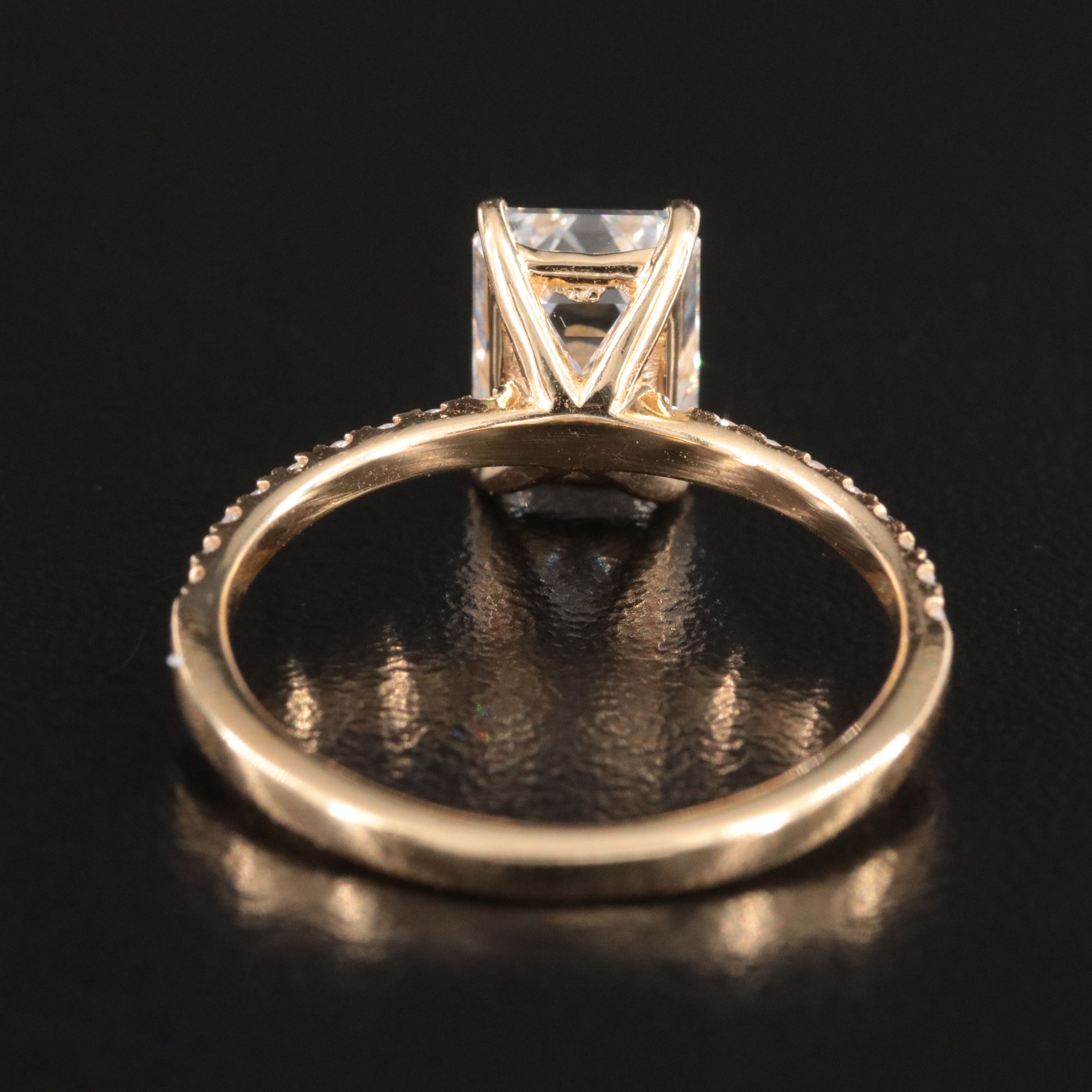 18K 2.28 CTW Lab Grown Diamond Ring with IGI Report