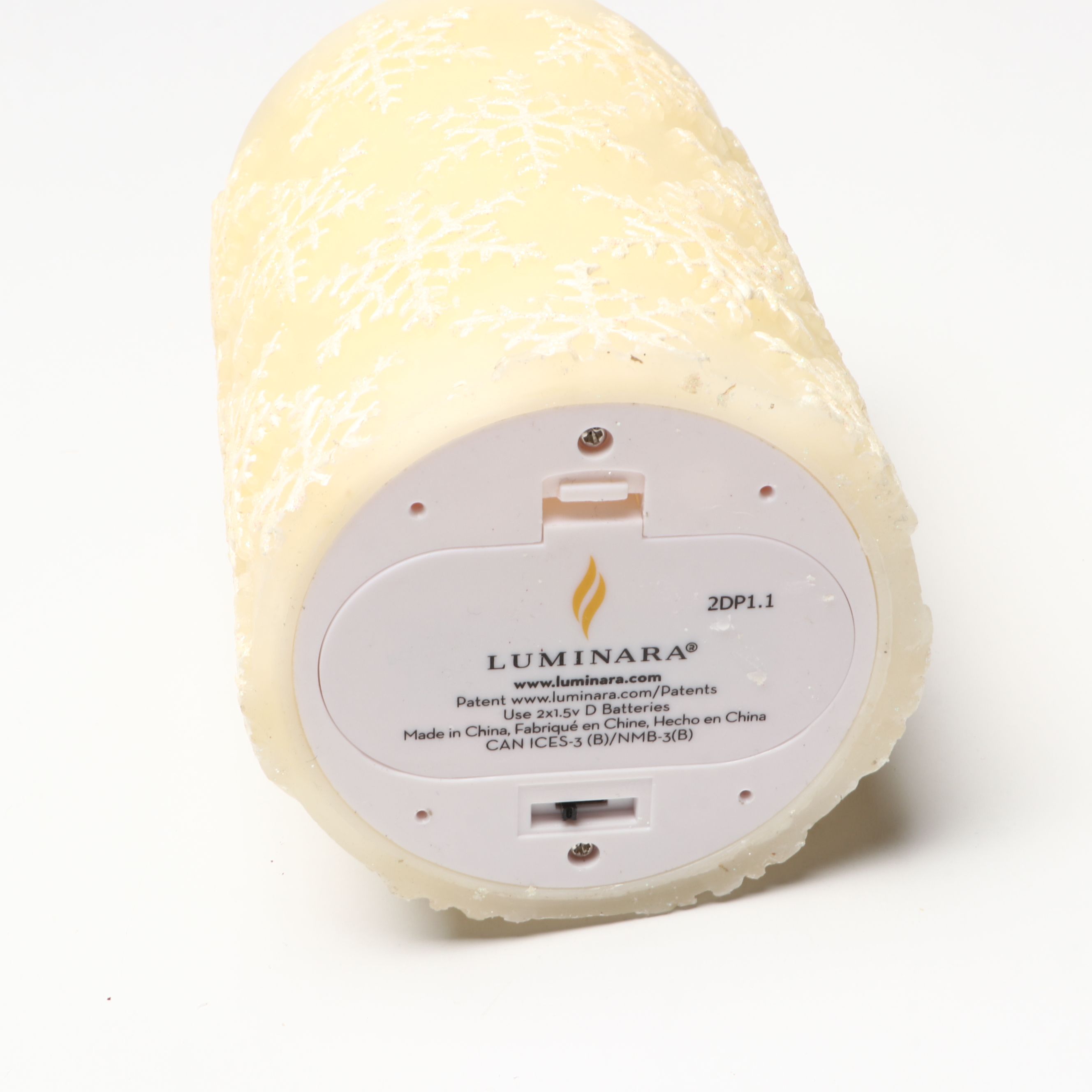 Luminara Glittered Snowflake Candles with Other Mercury Glass Candle Holders