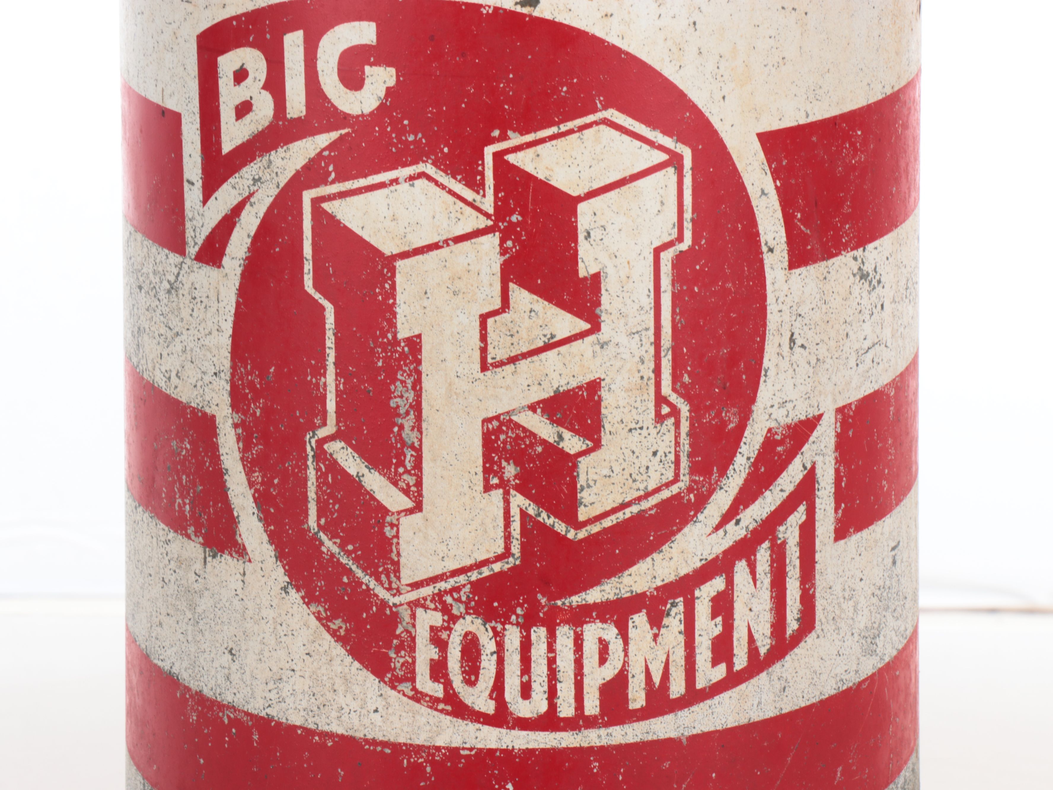 Big H Equipment Polychrome Metal Chicken Feeder, Vintage