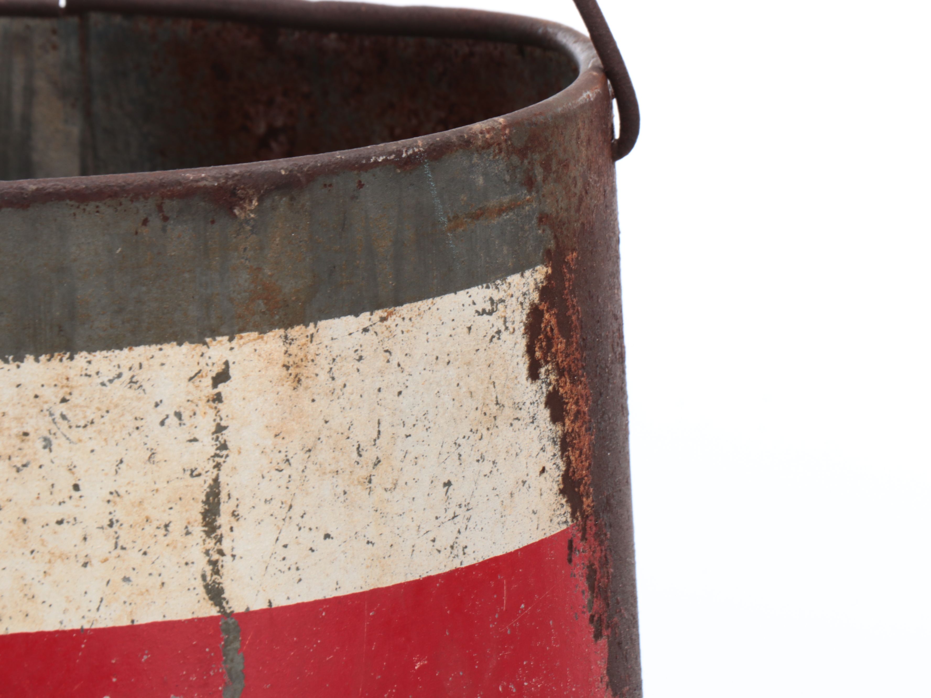 Big H Equipment Polychrome Metal Chicken Feeder, Vintage