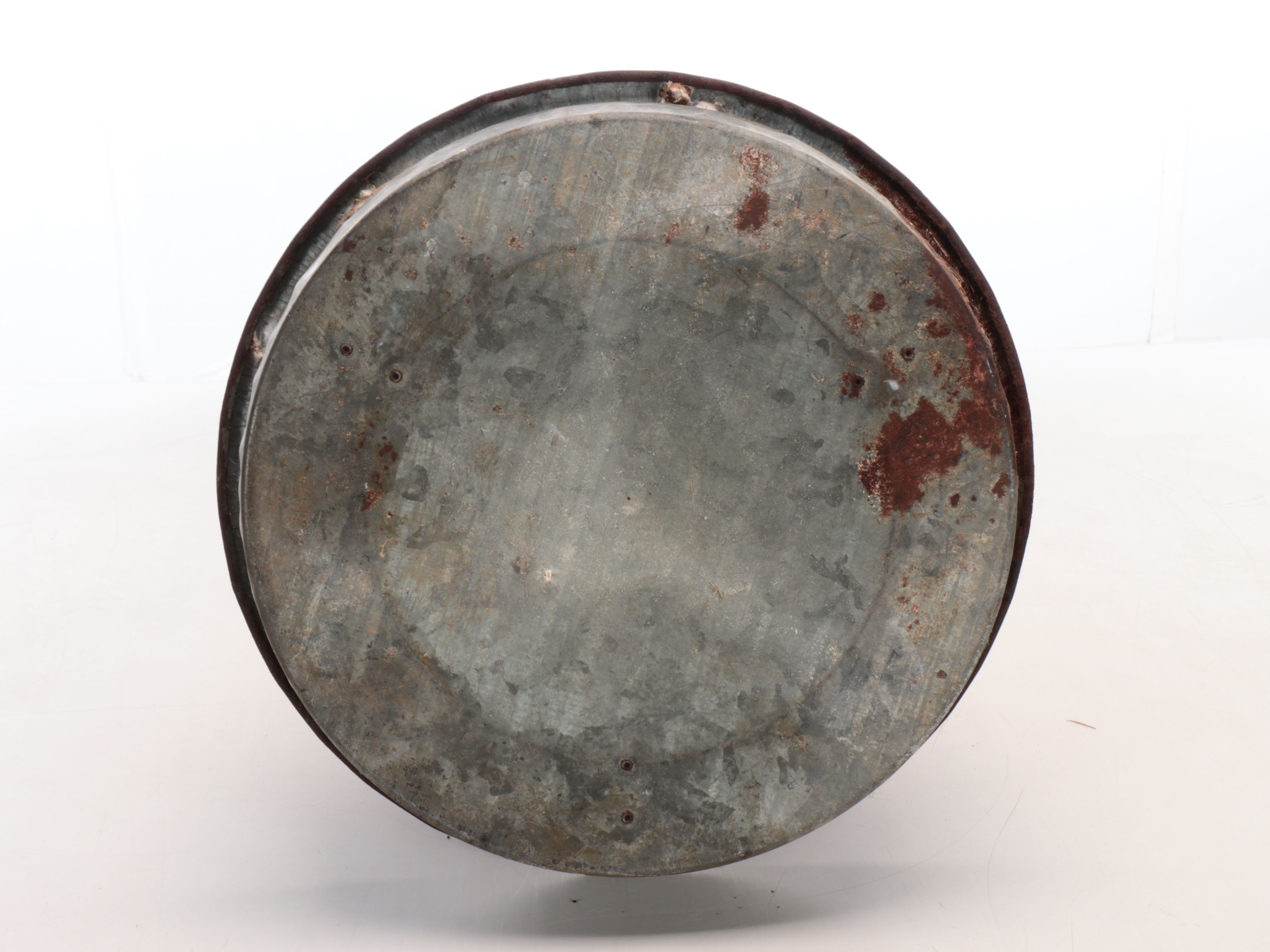 Big H Equipment Polychrome Metal Chicken Feeder, Vintage