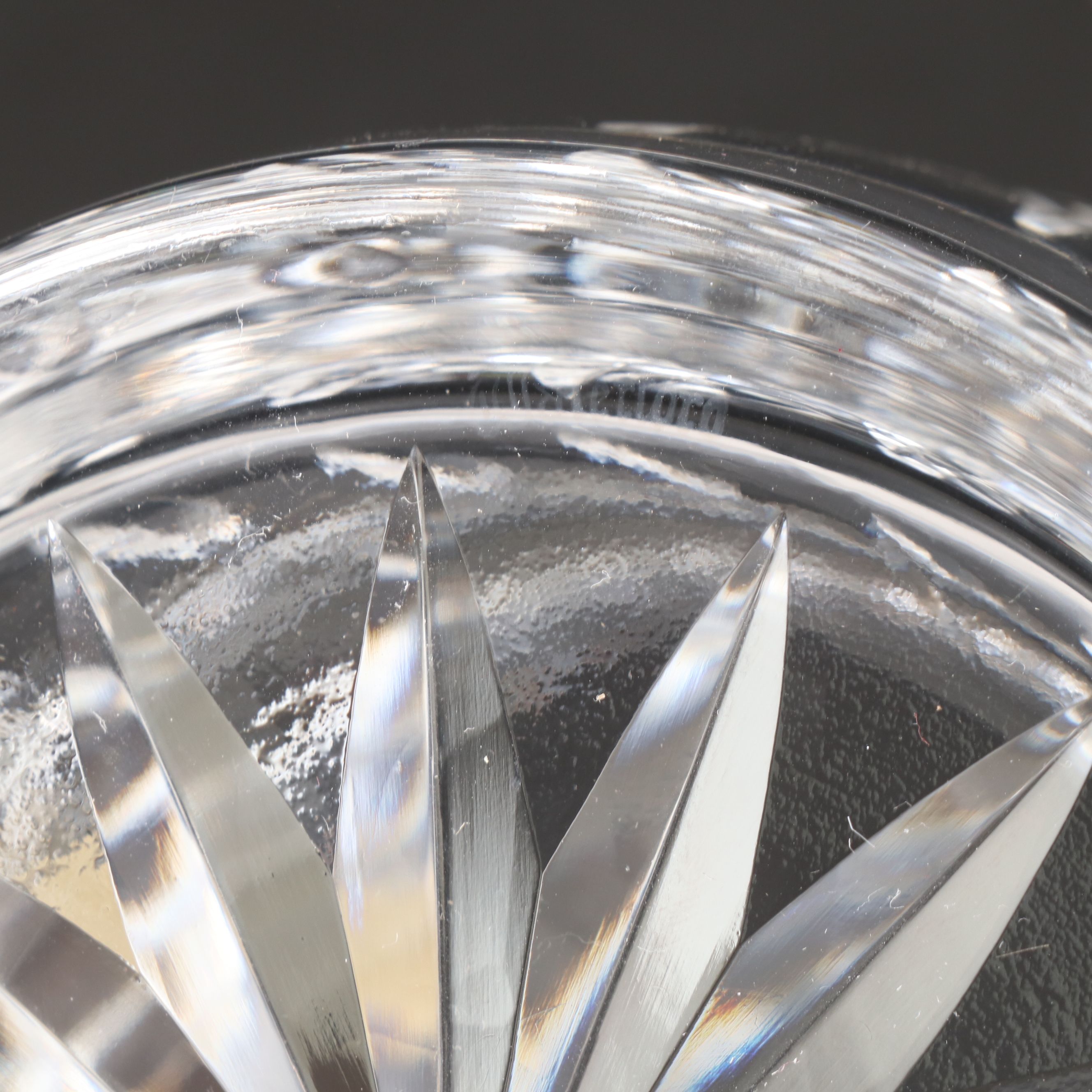 Waterford Crystal "Lismore" Biscuit Jar and Jam/Jelly Jar