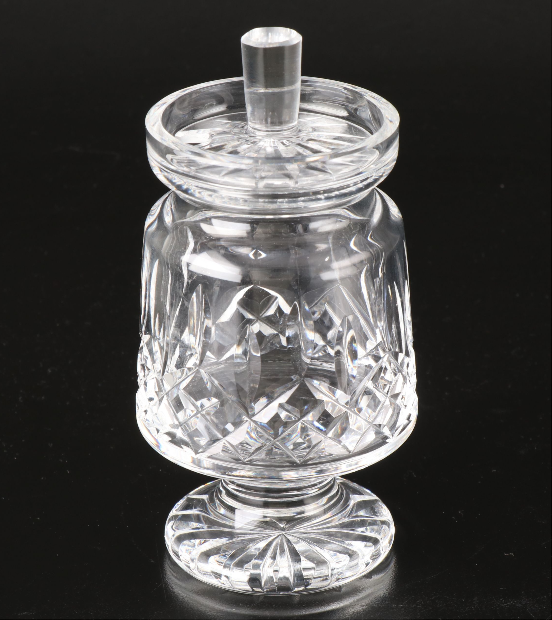 Waterford Crystal "Lismore" Biscuit Jar and Jam/Jelly Jar