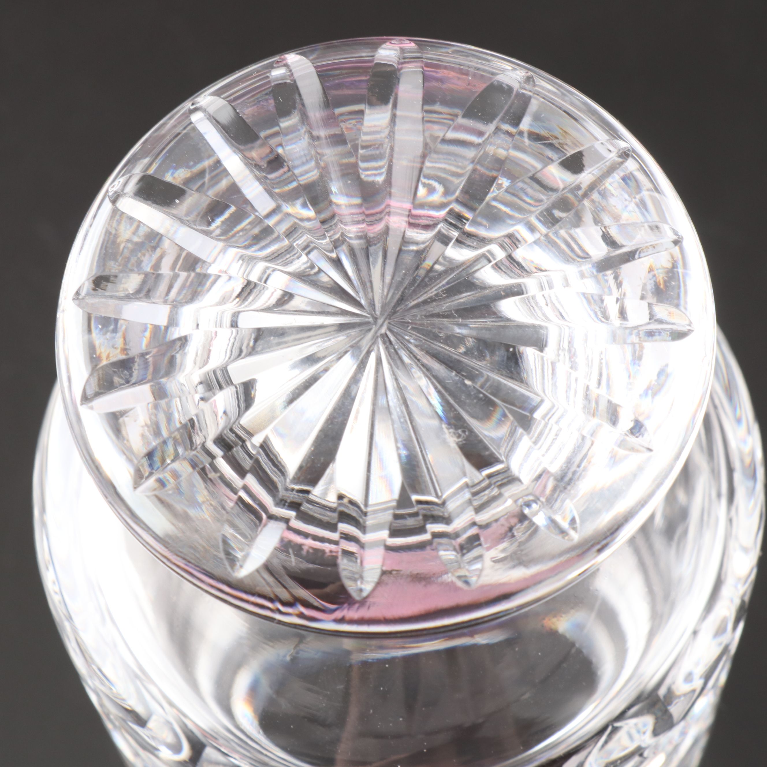 Waterford Crystal "Lismore" Biscuit Jar and Jam/Jelly Jar
