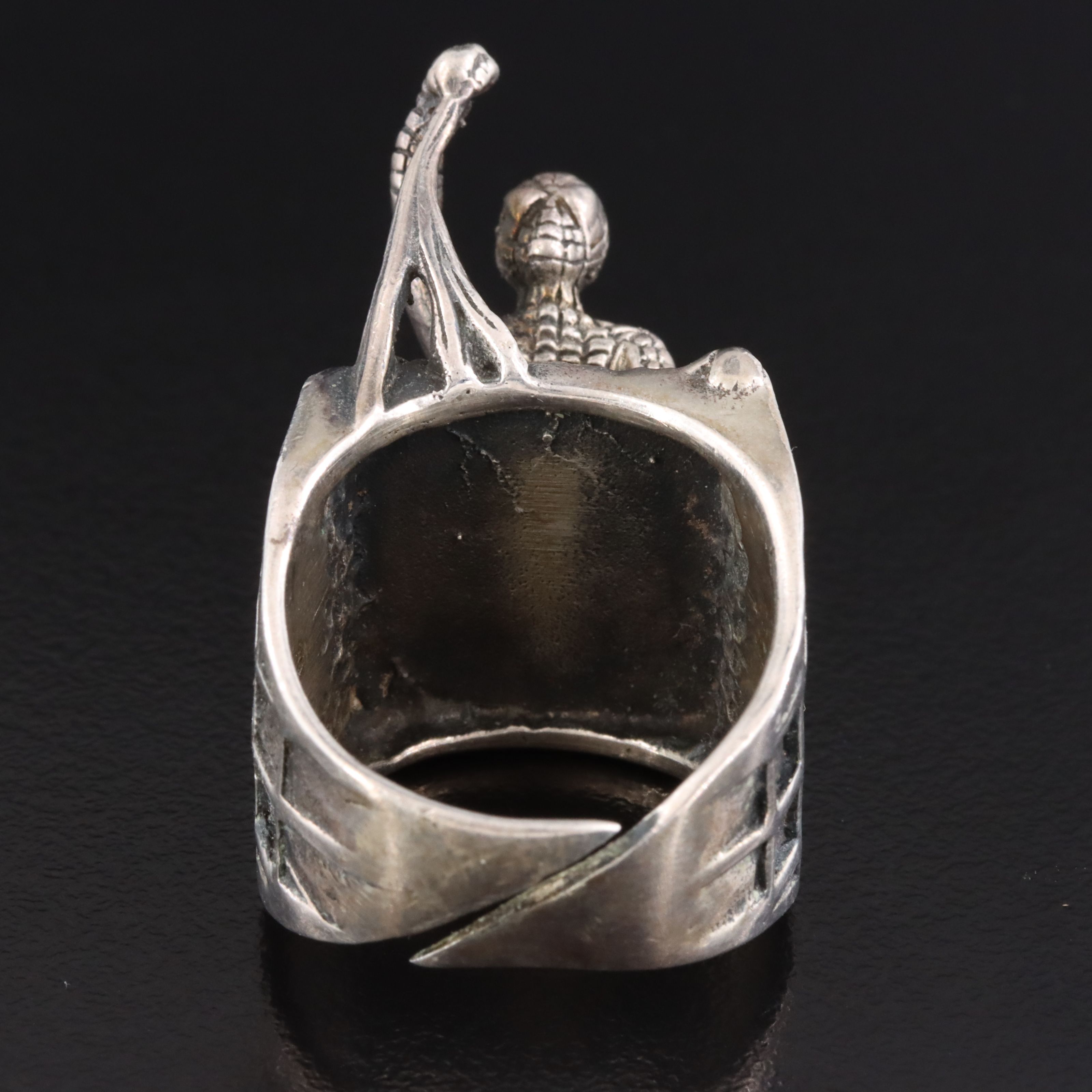 Sterling Web-Slinging Hero Ring