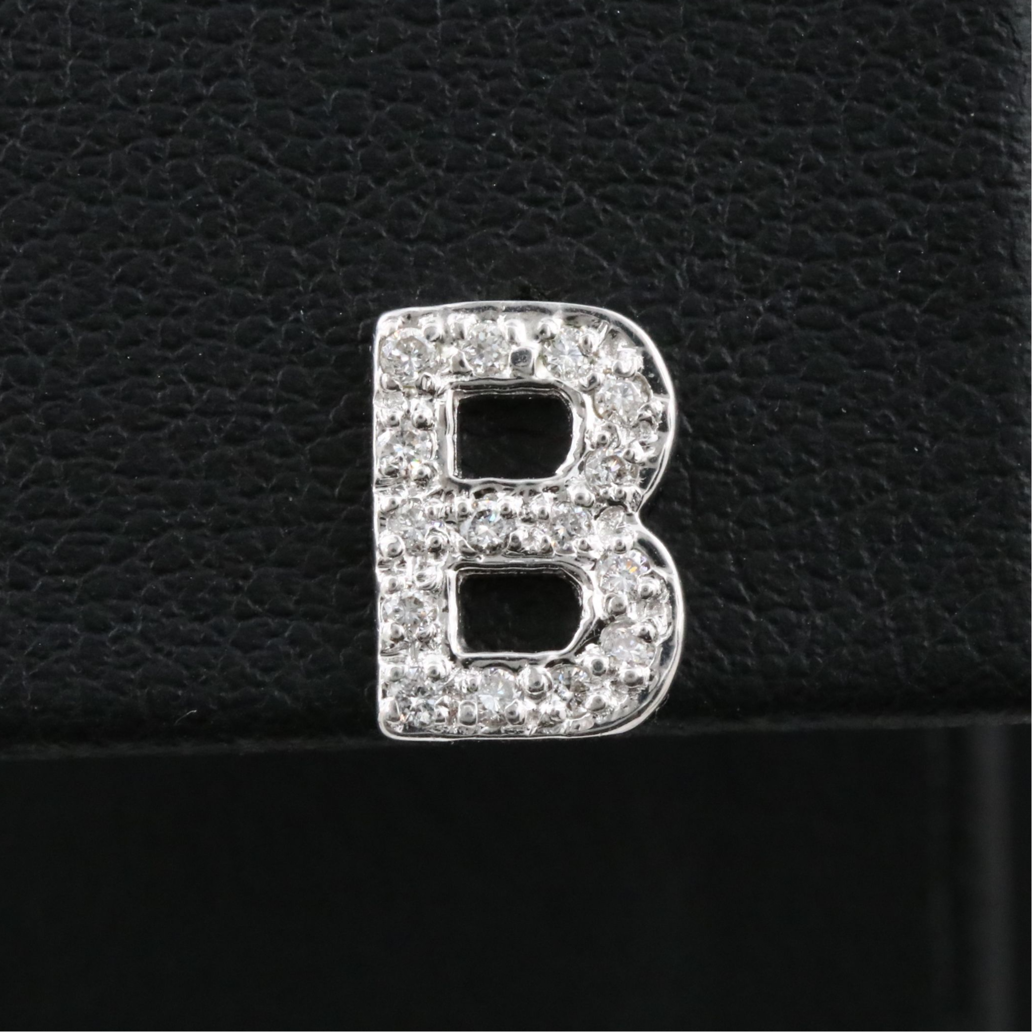14K 0.18 CTW Diamond Initial Earrings