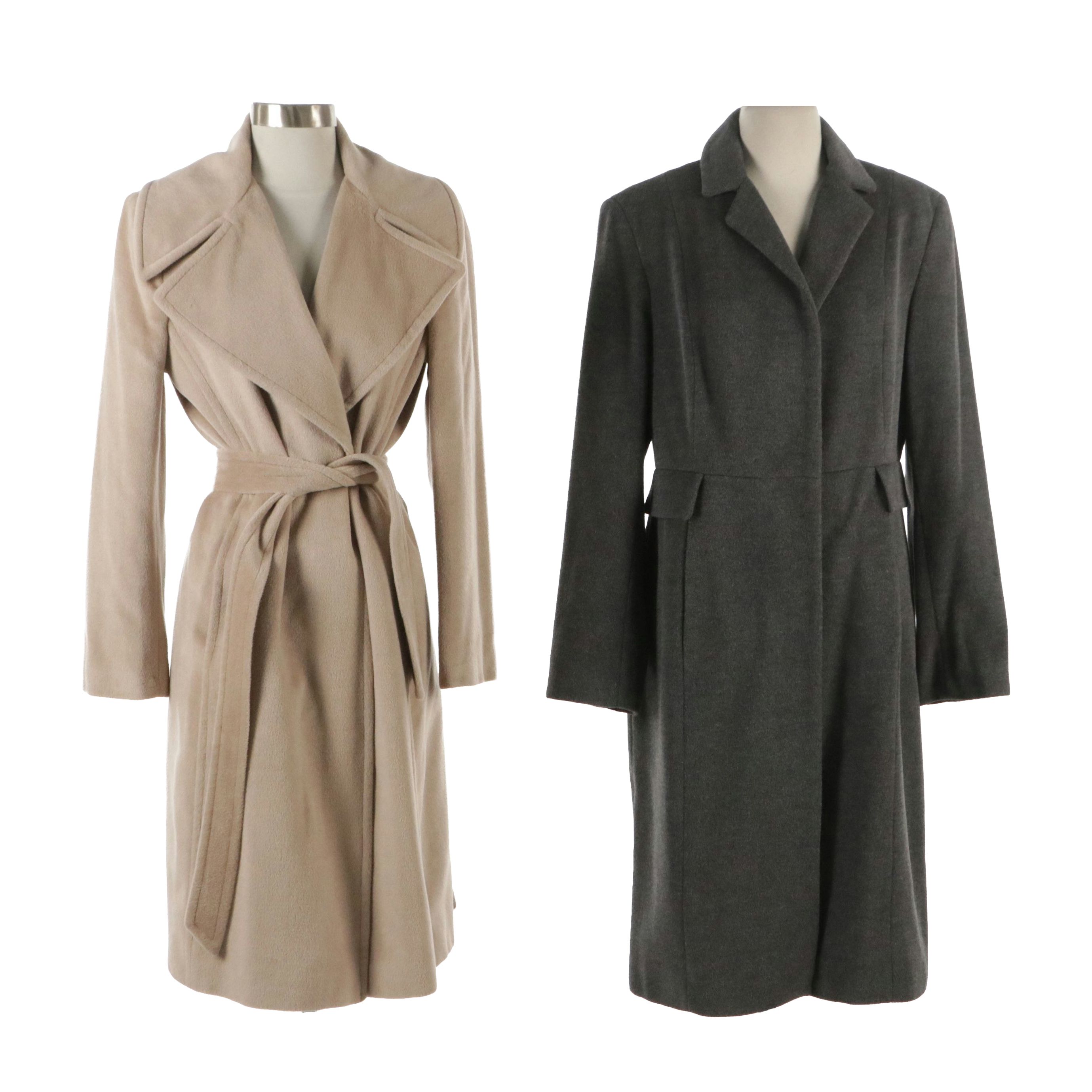 Calvin Klein Wool Blend Snap-Front Coats