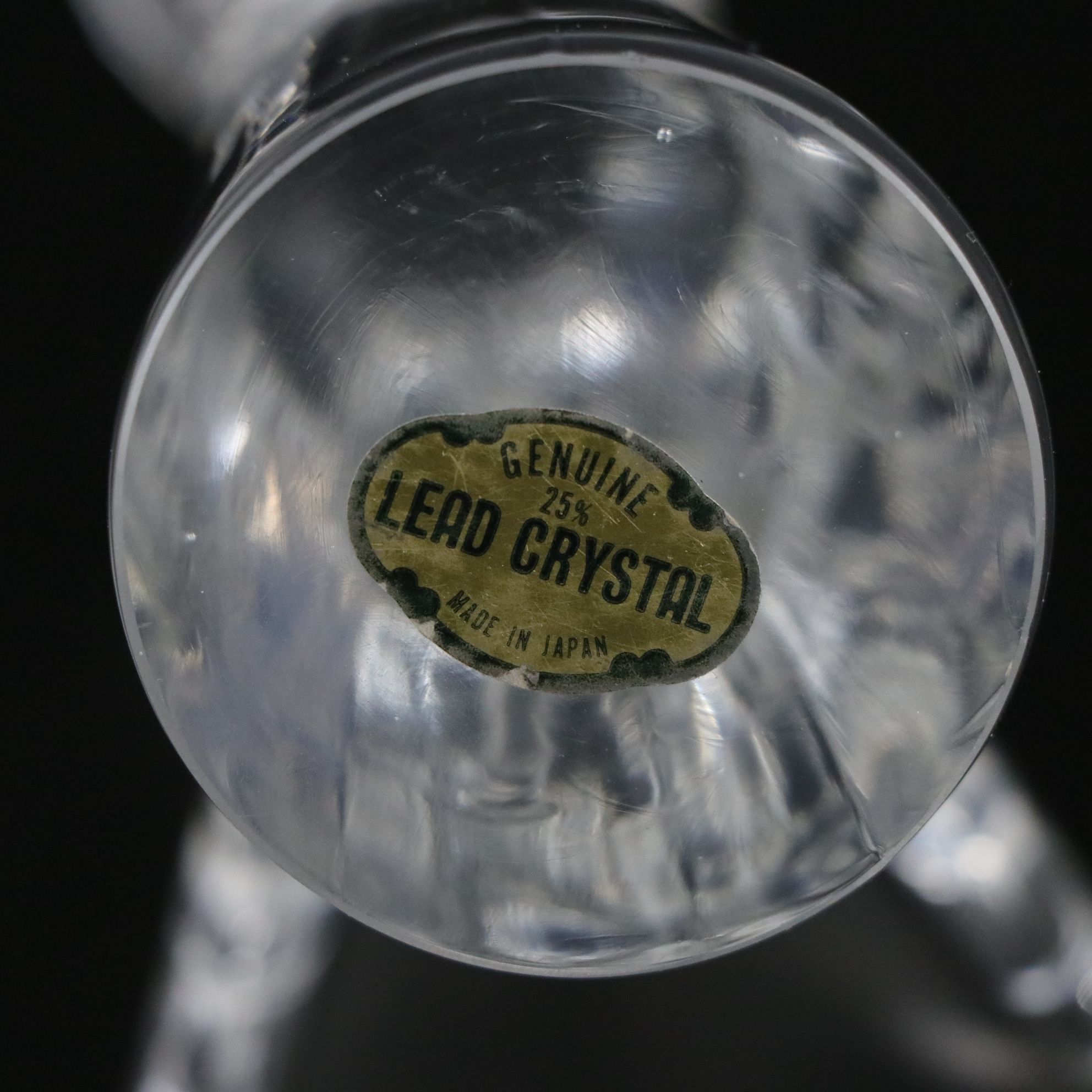 Angel Motif Crystal Figurine and Metal Candlestick Holders with Bells