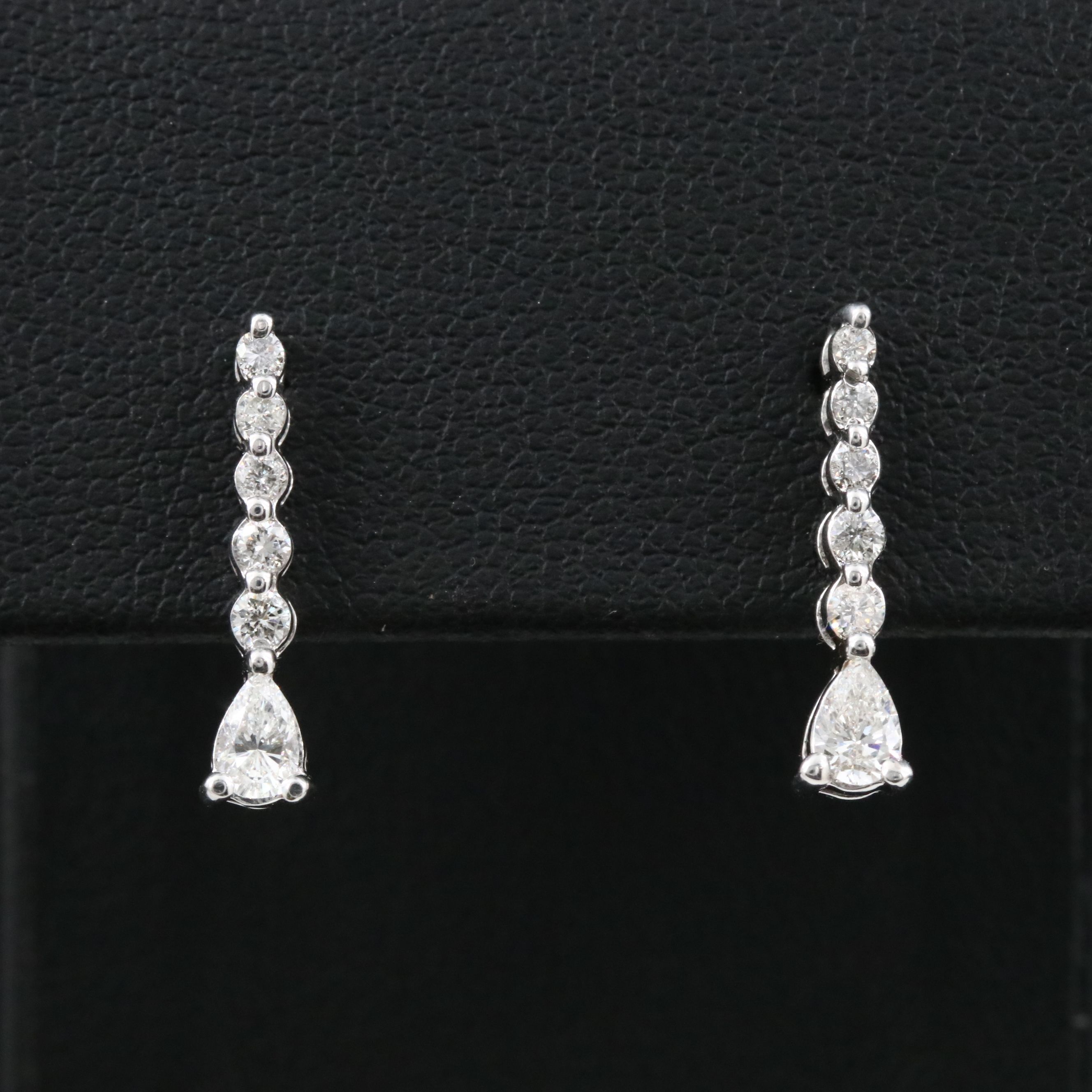 14K 0.50 CTW Diamond Drop Earrings