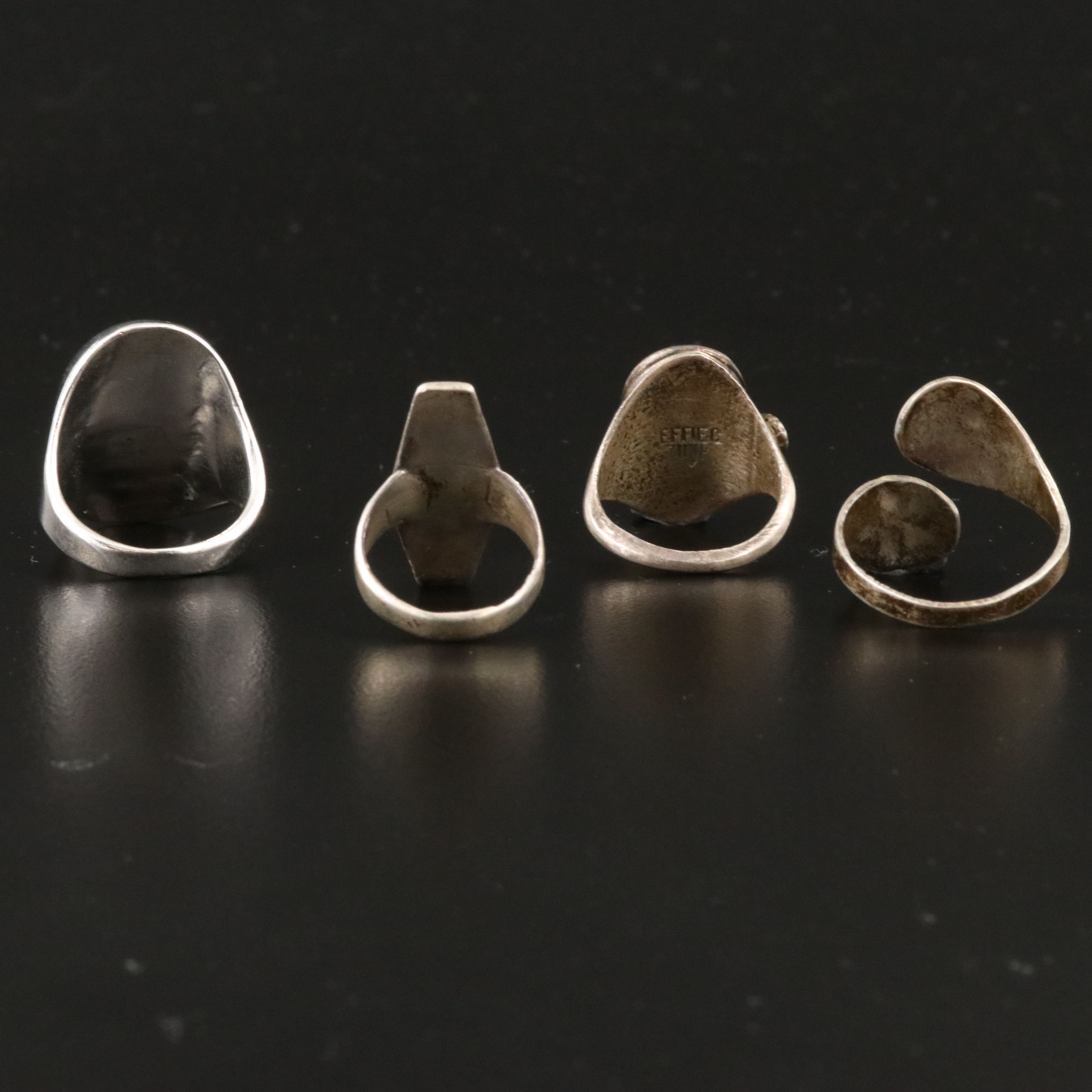 Effie Calavaza Zuni Snake Featured in Western and Mexican Rings