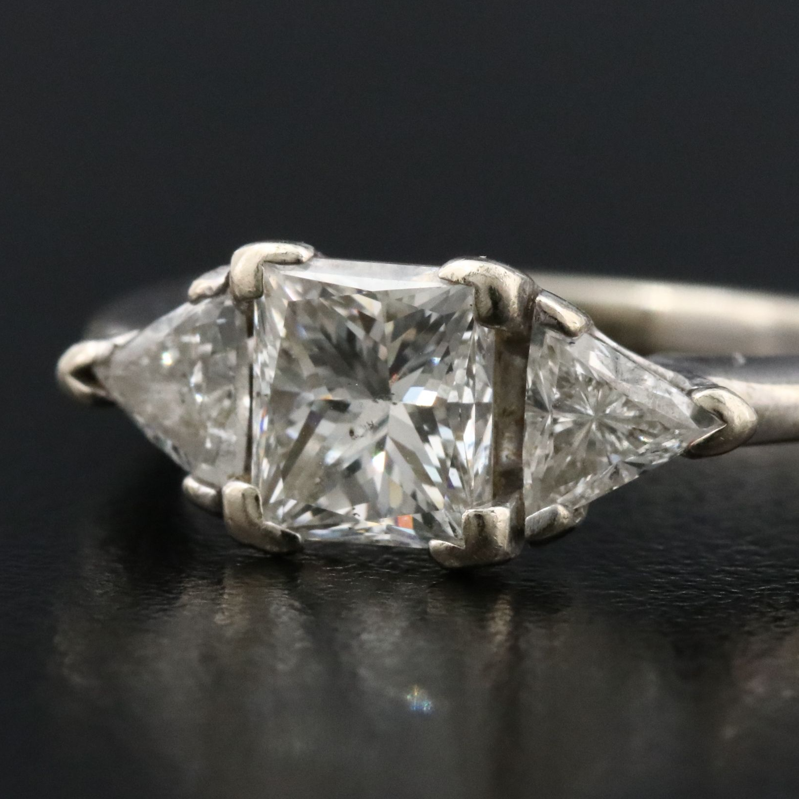 14K 1.70 CTW Diamond Three Stone Ring