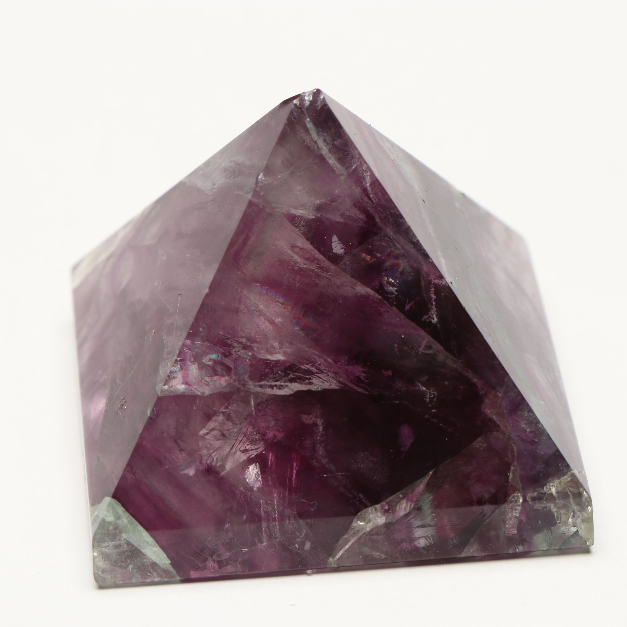 Polished Fluorite Pyramids