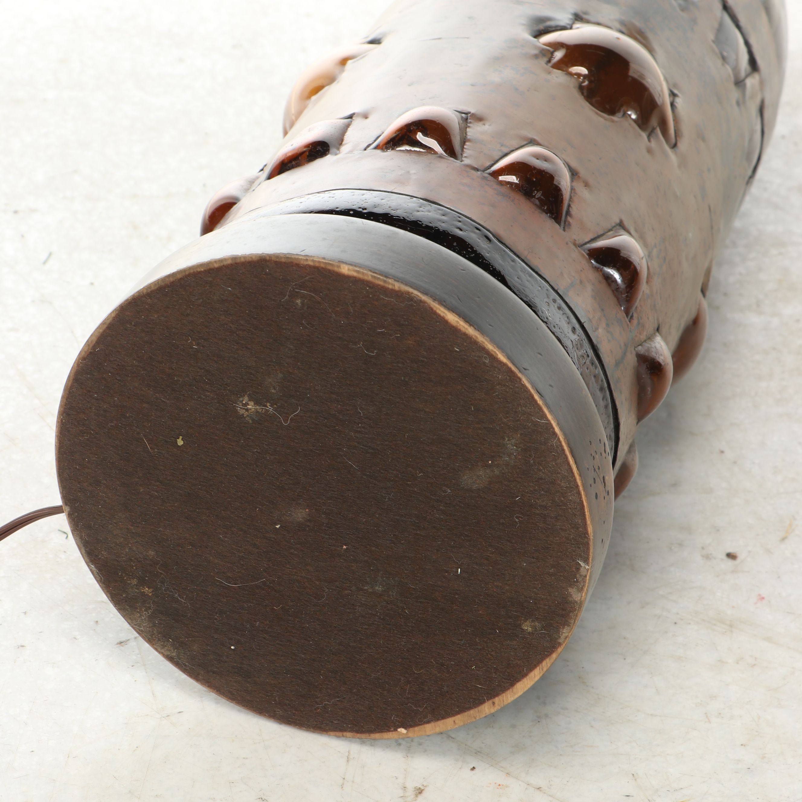 Frederick Cooper Brutalist Caged Glass Floor Lamp, Mid to Late 20th C.