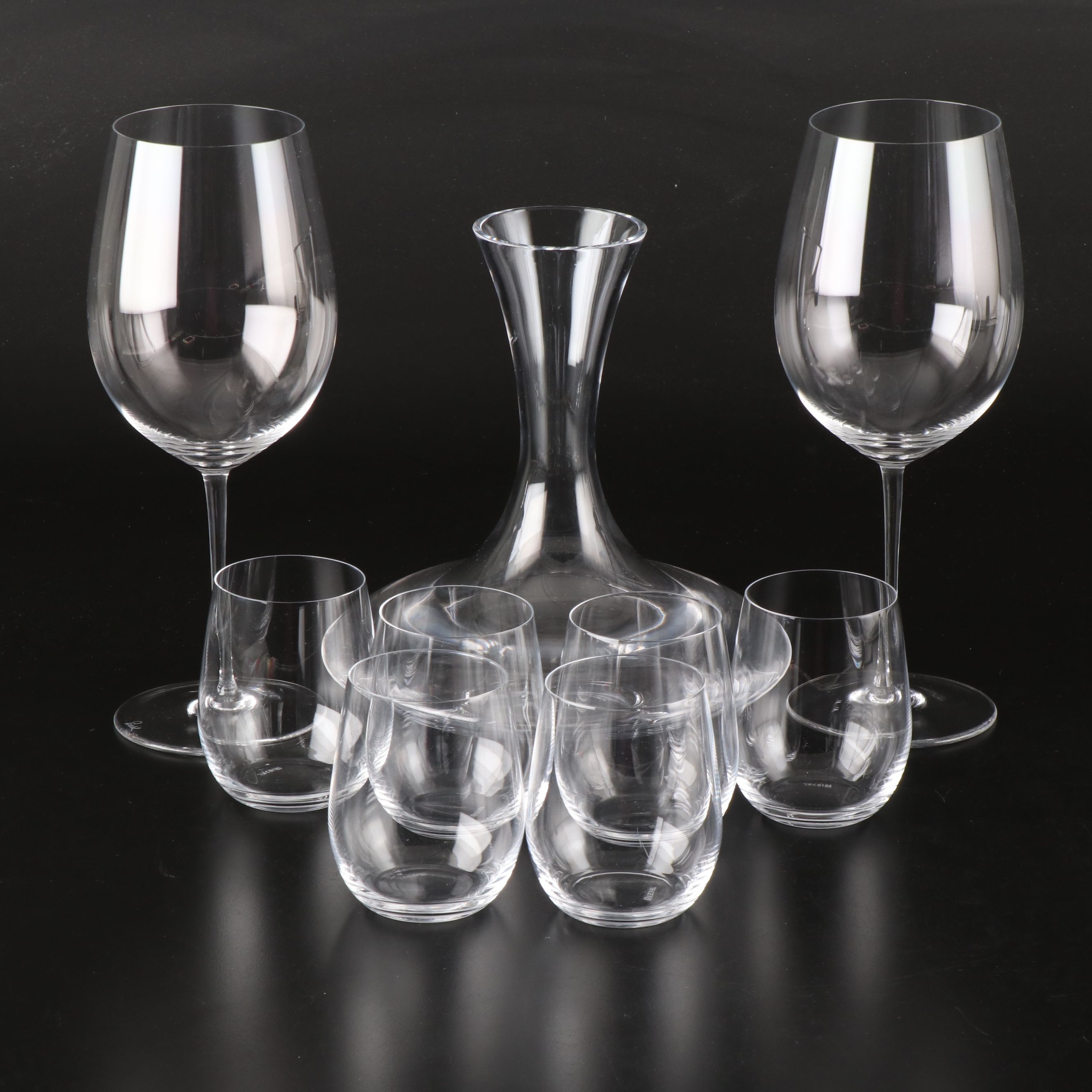 Riedel "Ultra" Carafe with Bordeaux Wine Glasses and Tumblers