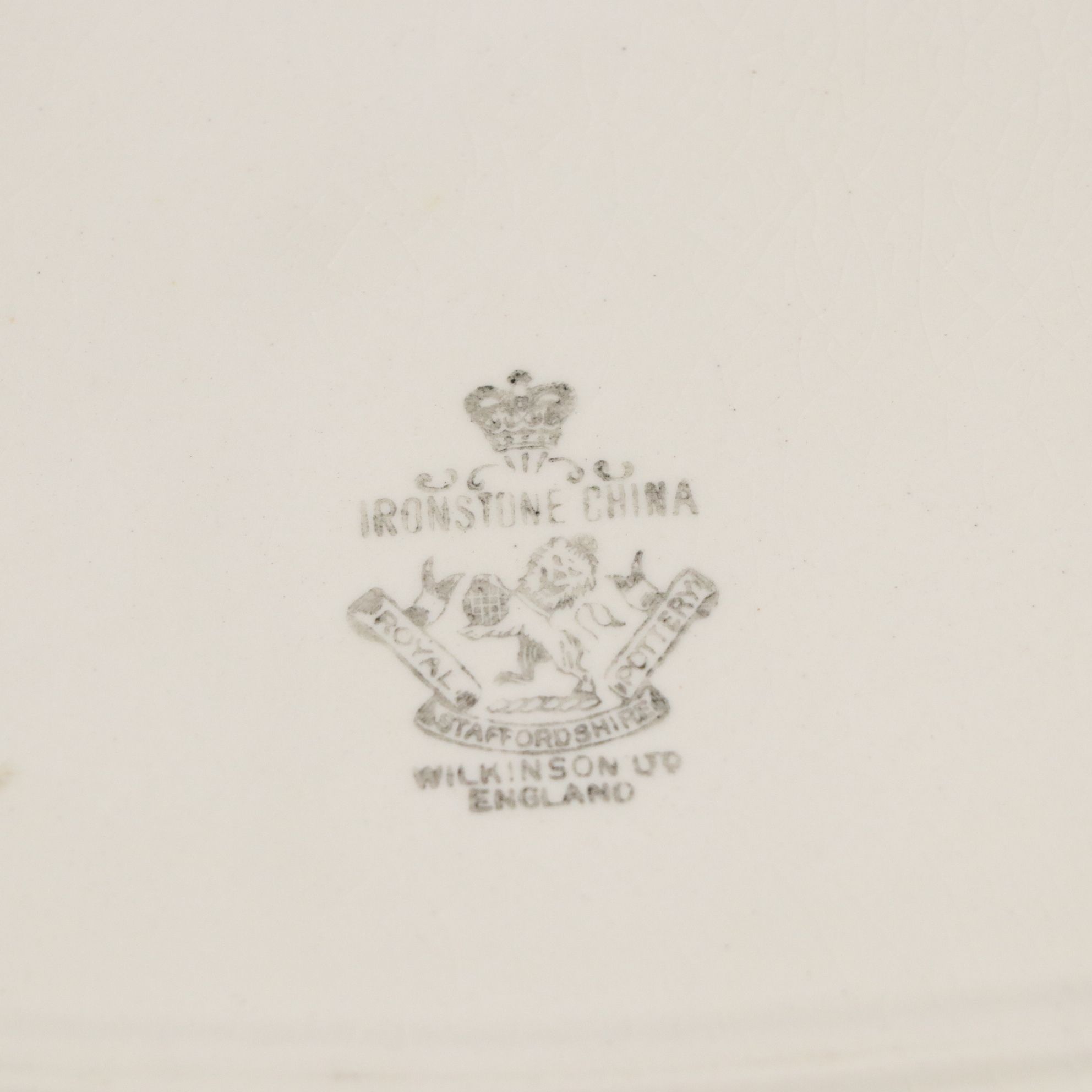 Lenox "Winter Greetings" Vase with Staffordshire Ironstone China Platters