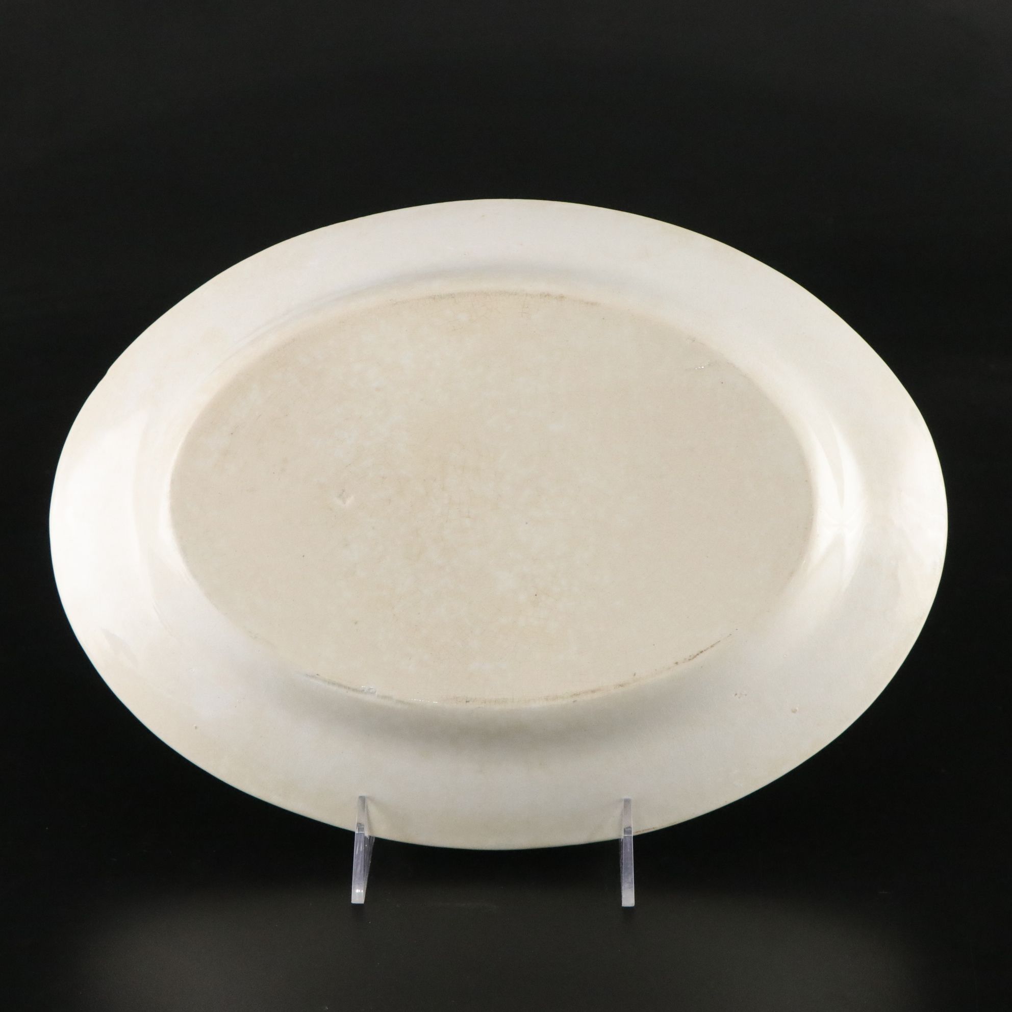 Lenox "Winter Greetings" Vase with Staffordshire Ironstone China Platters