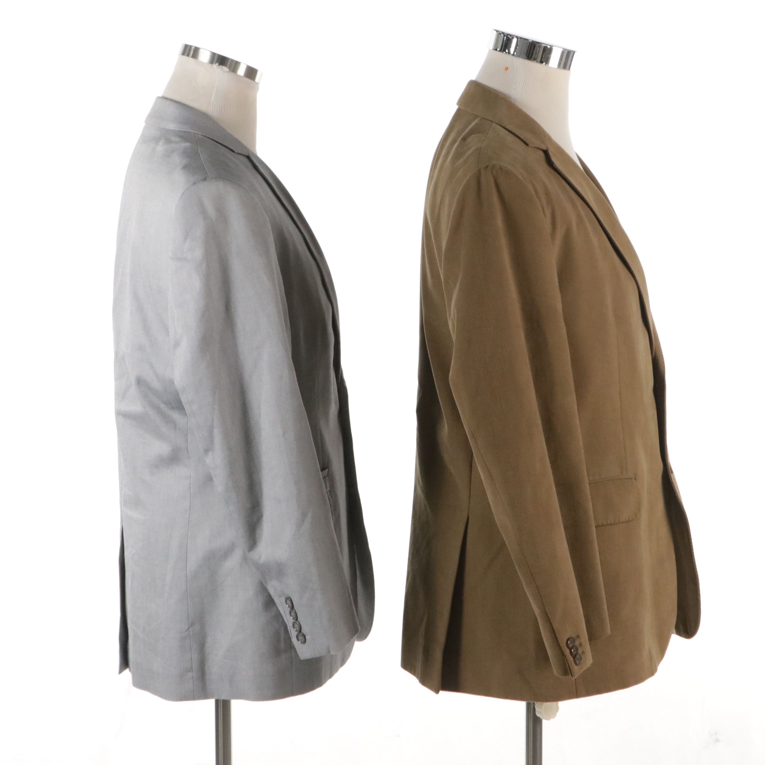 Men's Express Photographer and Banana Republic Corduroy Fitted Blazers