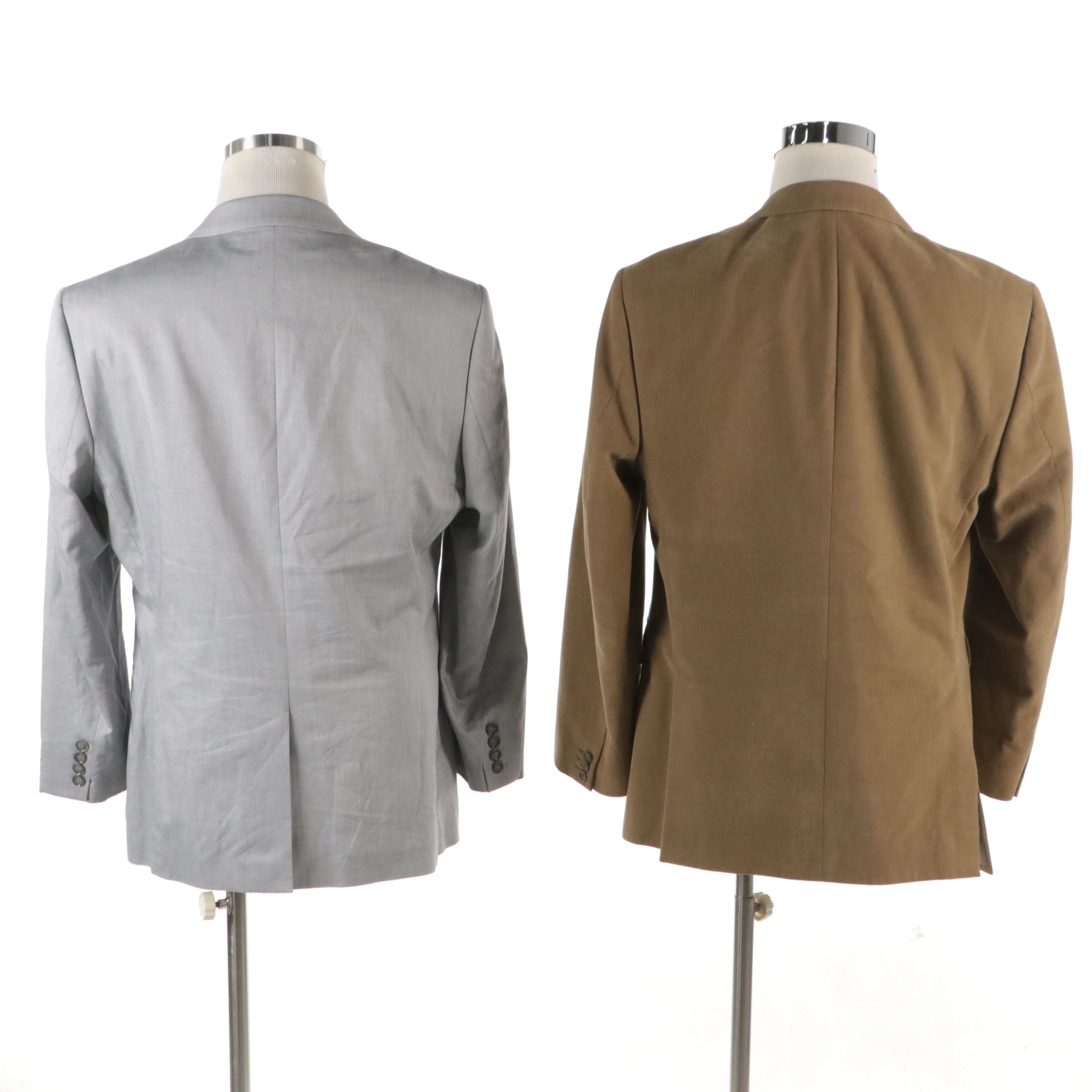 Men's Express Photographer and Banana Republic Corduroy Fitted Blazers