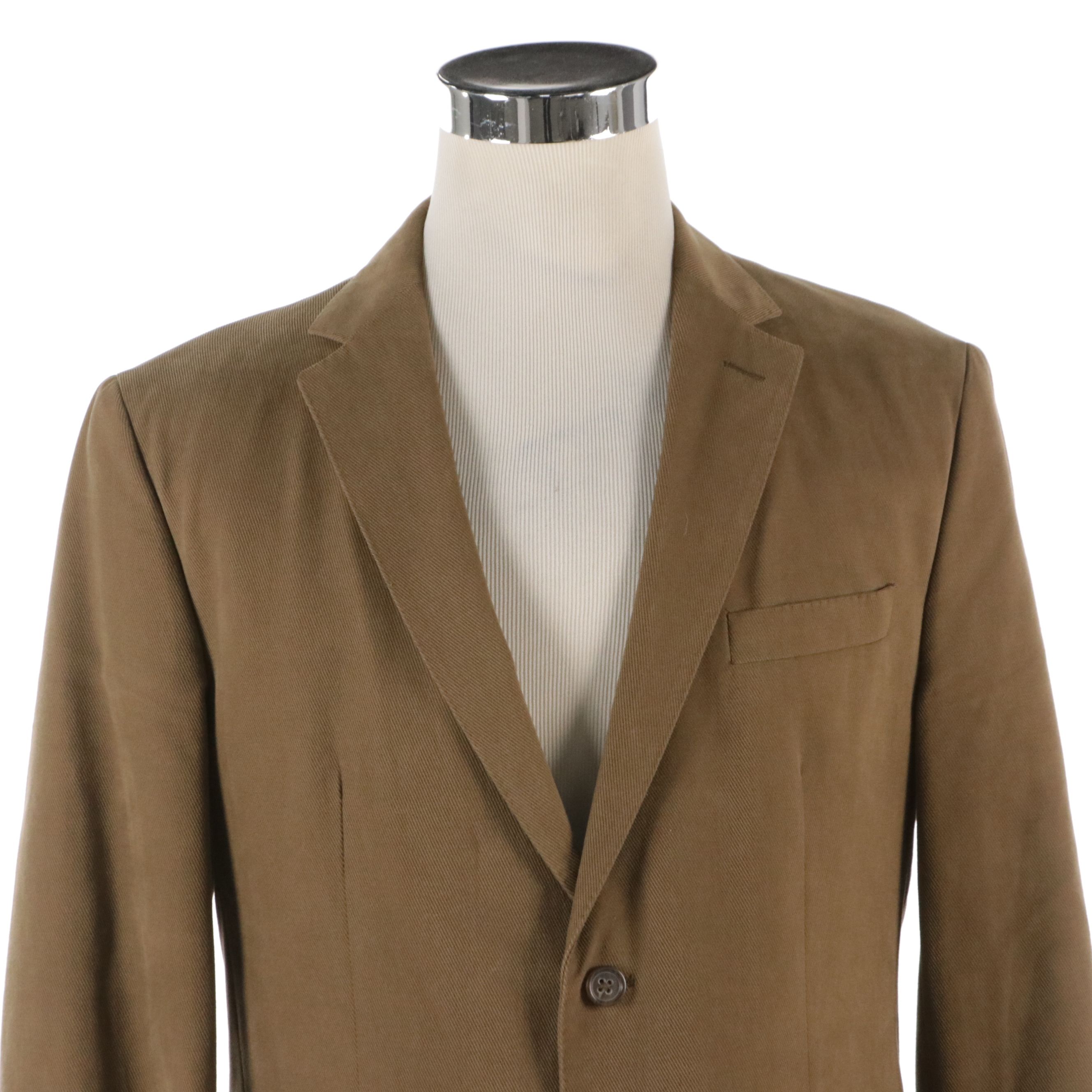 Men's Express Photographer and Banana Republic Corduroy Fitted Blazers