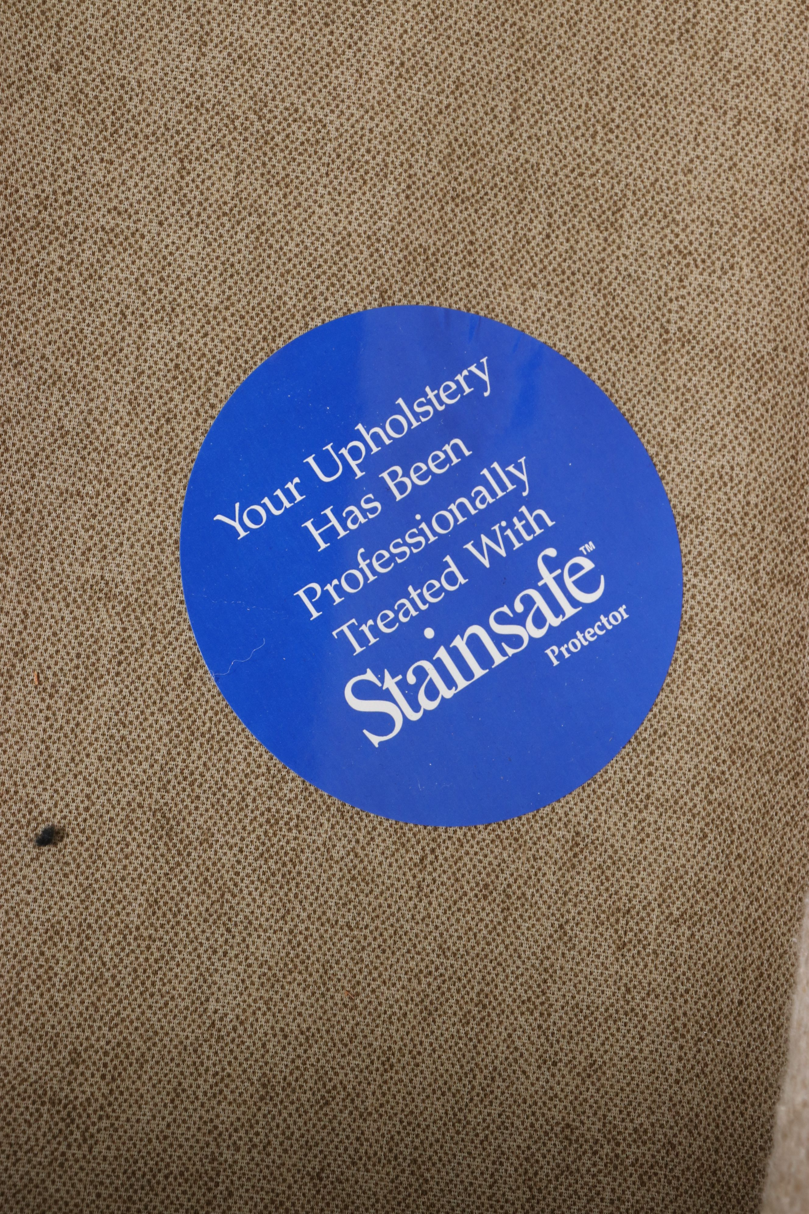 Bauhaus Contemporary Cream Upholstered Sofa