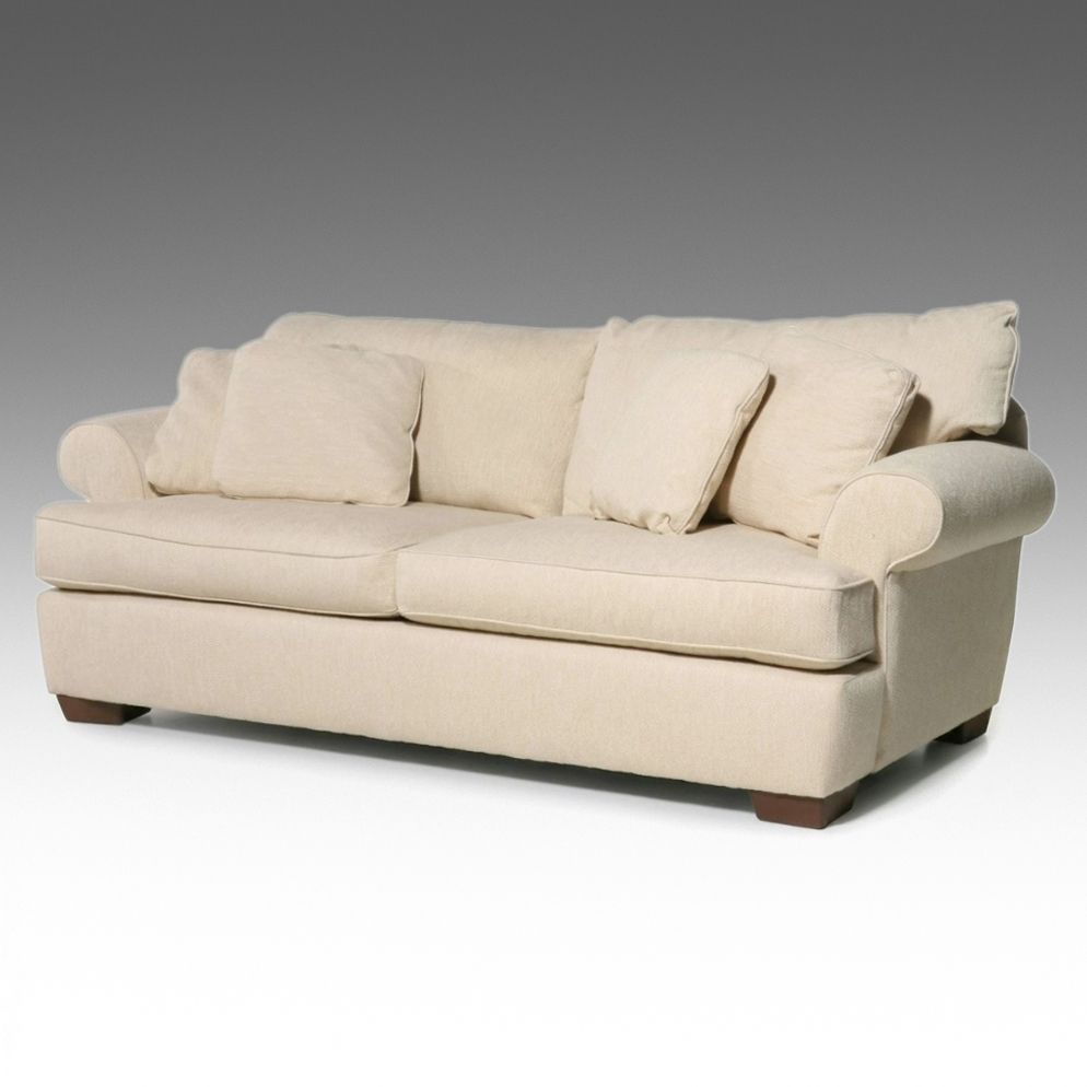 Bauhaus Contemporary Cream Upholstered Sofa