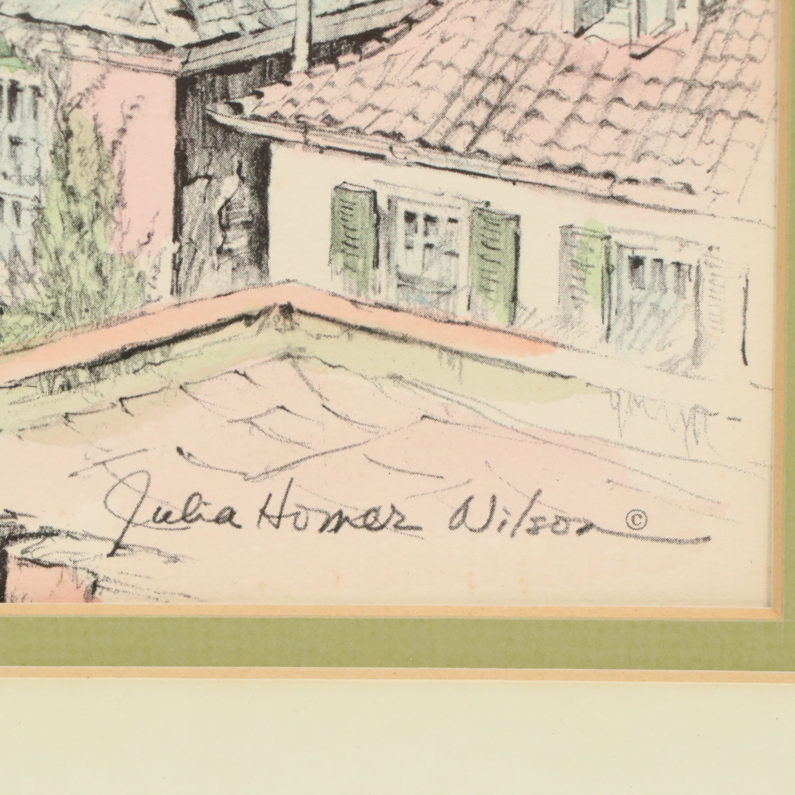 Offset Lithographs After Julia Homer Wilson of Charleston, South Carolina