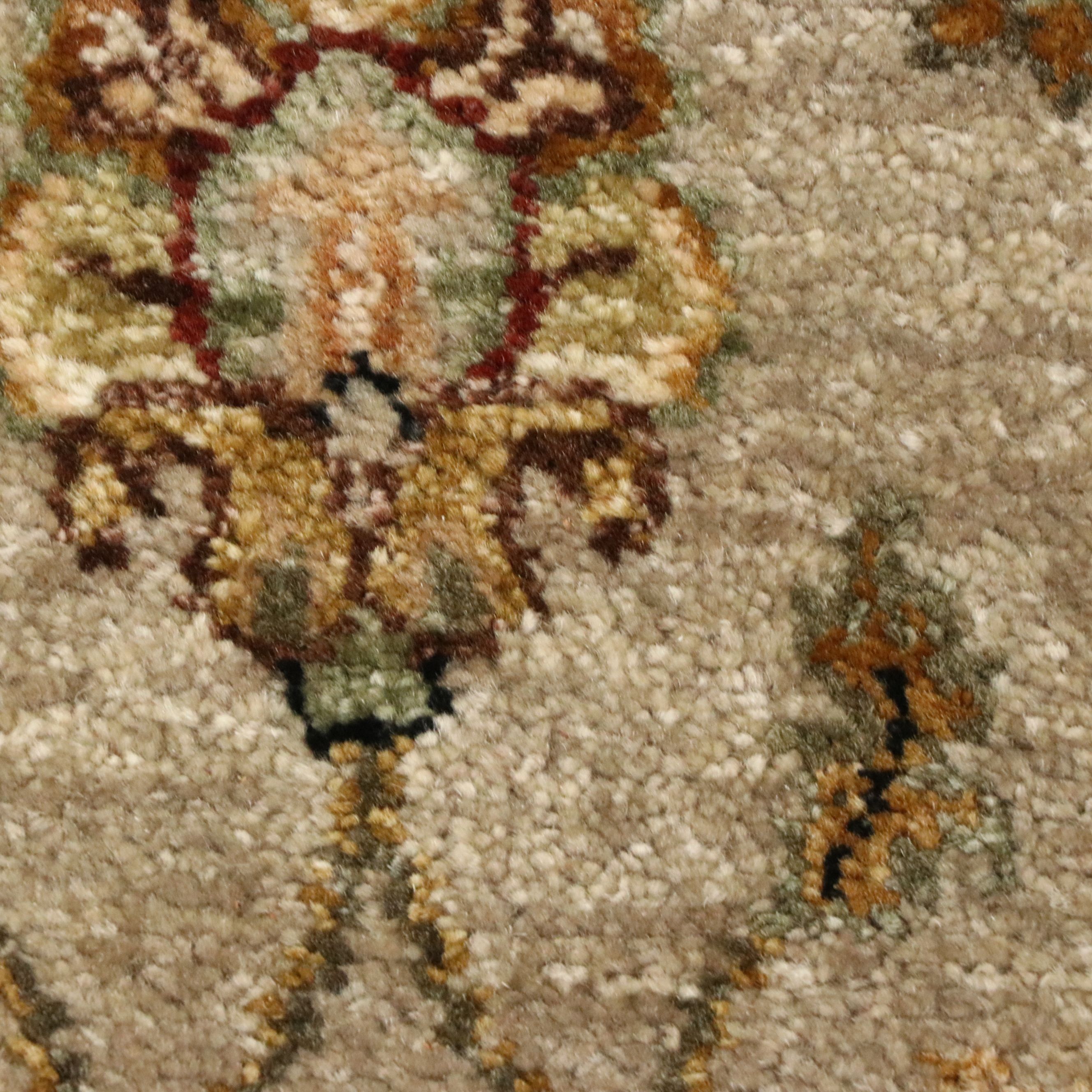 2'7 x 10'2 Hand-Knotted Indo-Persian Kashan Carpet Runner