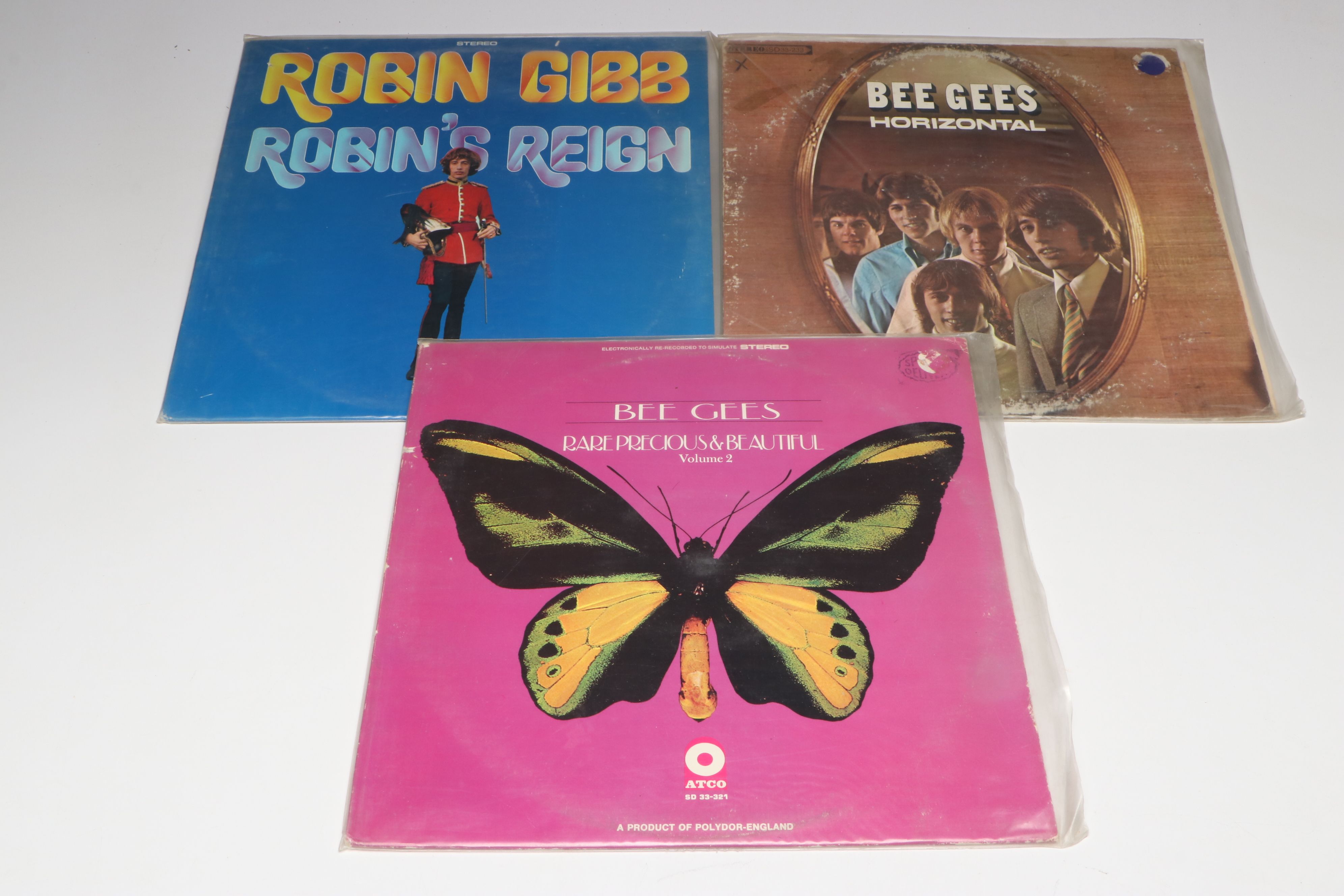 The Beatles, Elton John, Bee Gees and Other Vinyl Record Albums