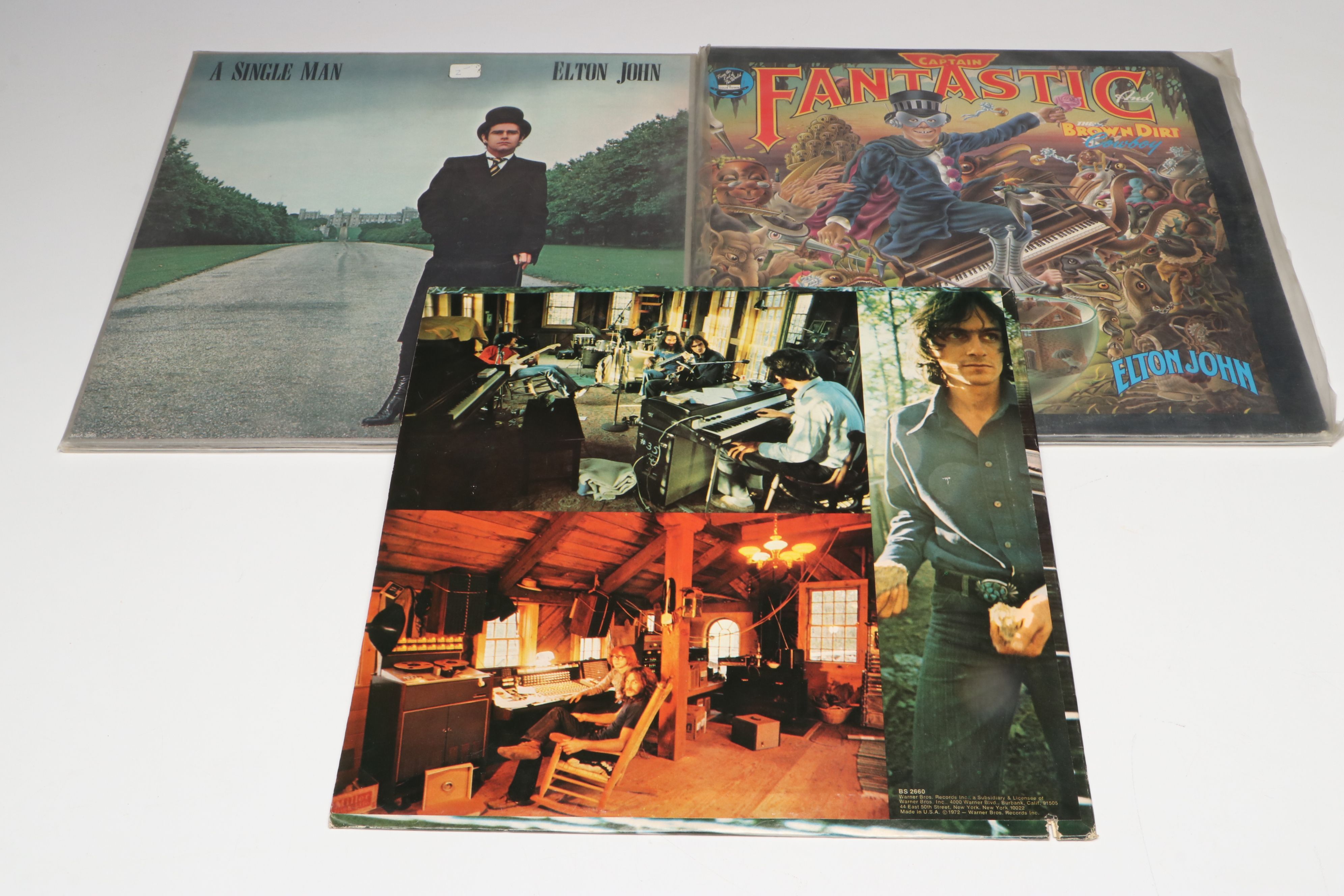 The Beatles, Elton John, Bee Gees and Other Vinyl Record Albums