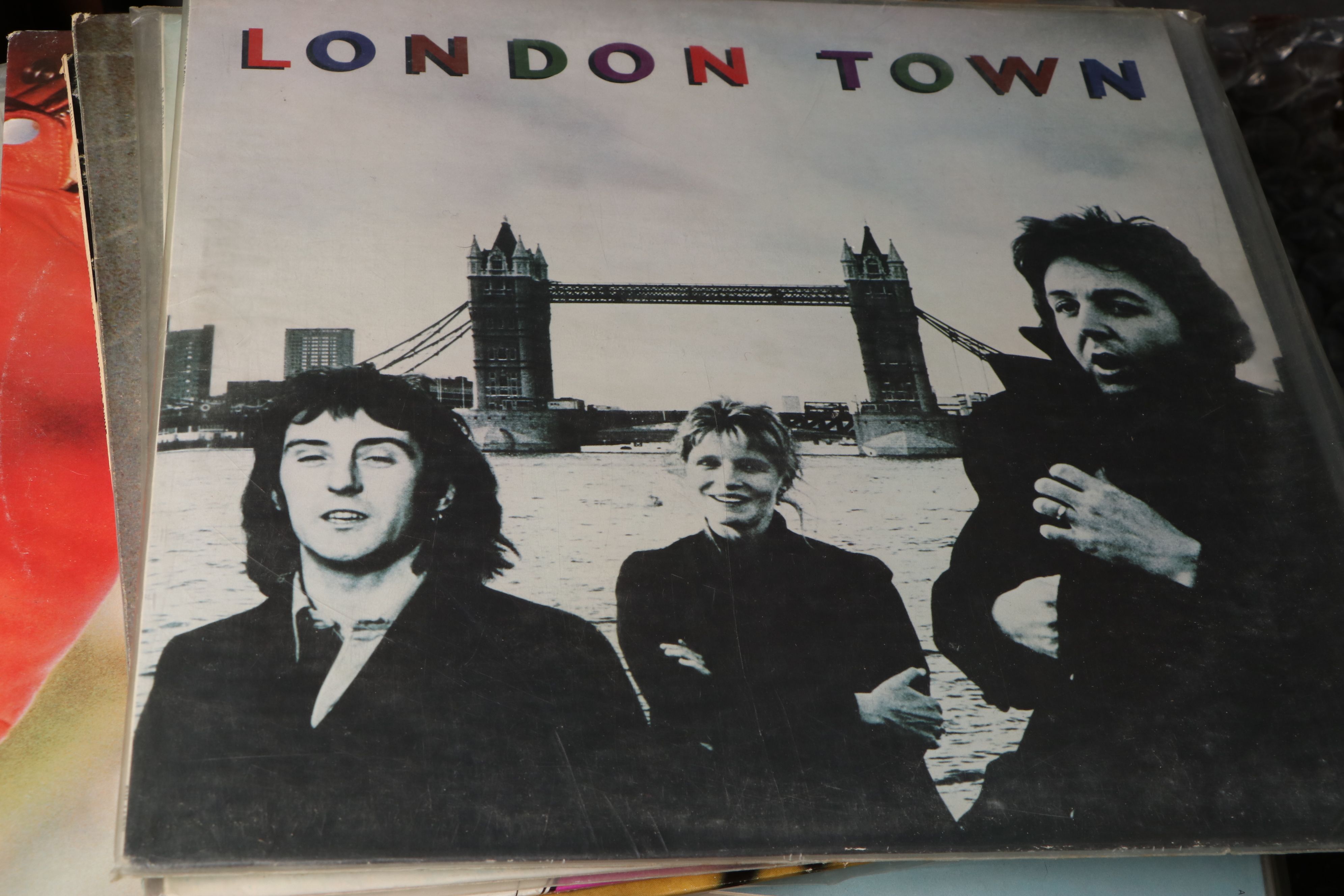 The Beatles, Elton John, Bee Gees and Other Vinyl Record Albums