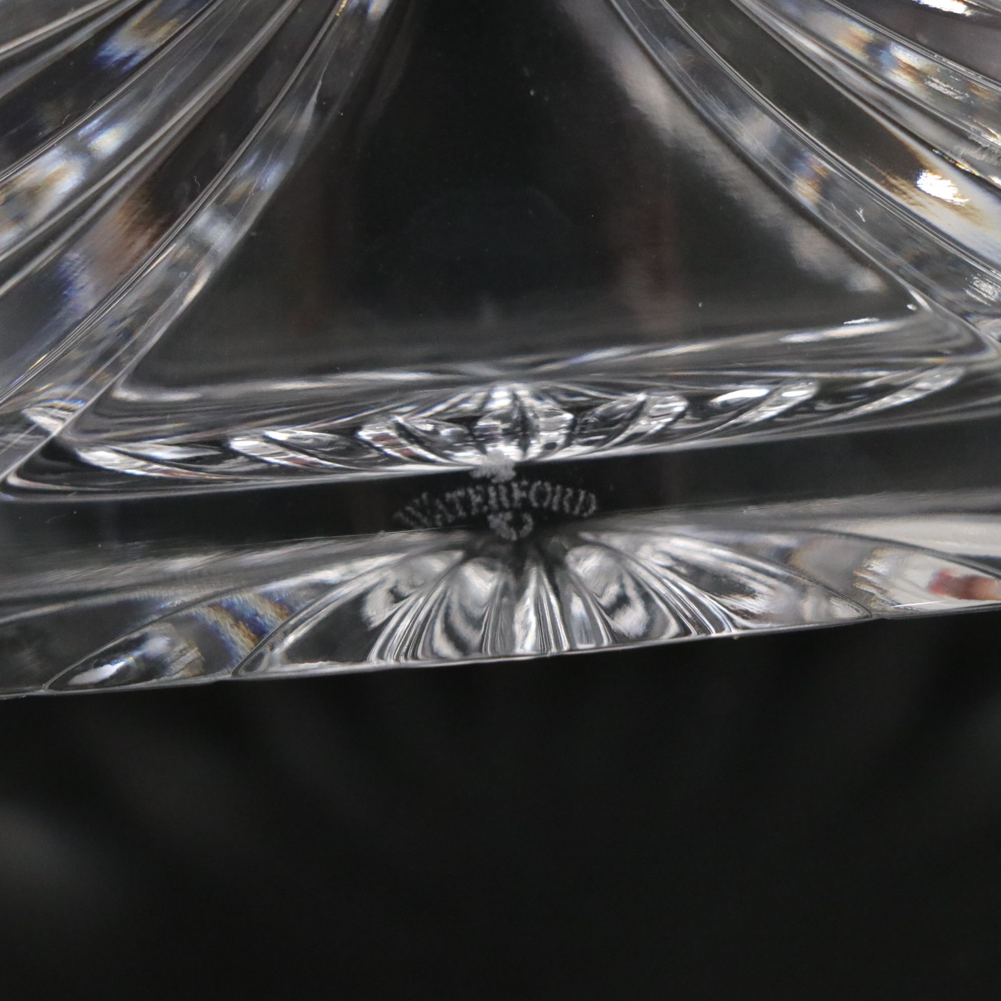 Waterford Cut Crystal "Oveture" Trinket Box with Candle Holders, Decanter & More