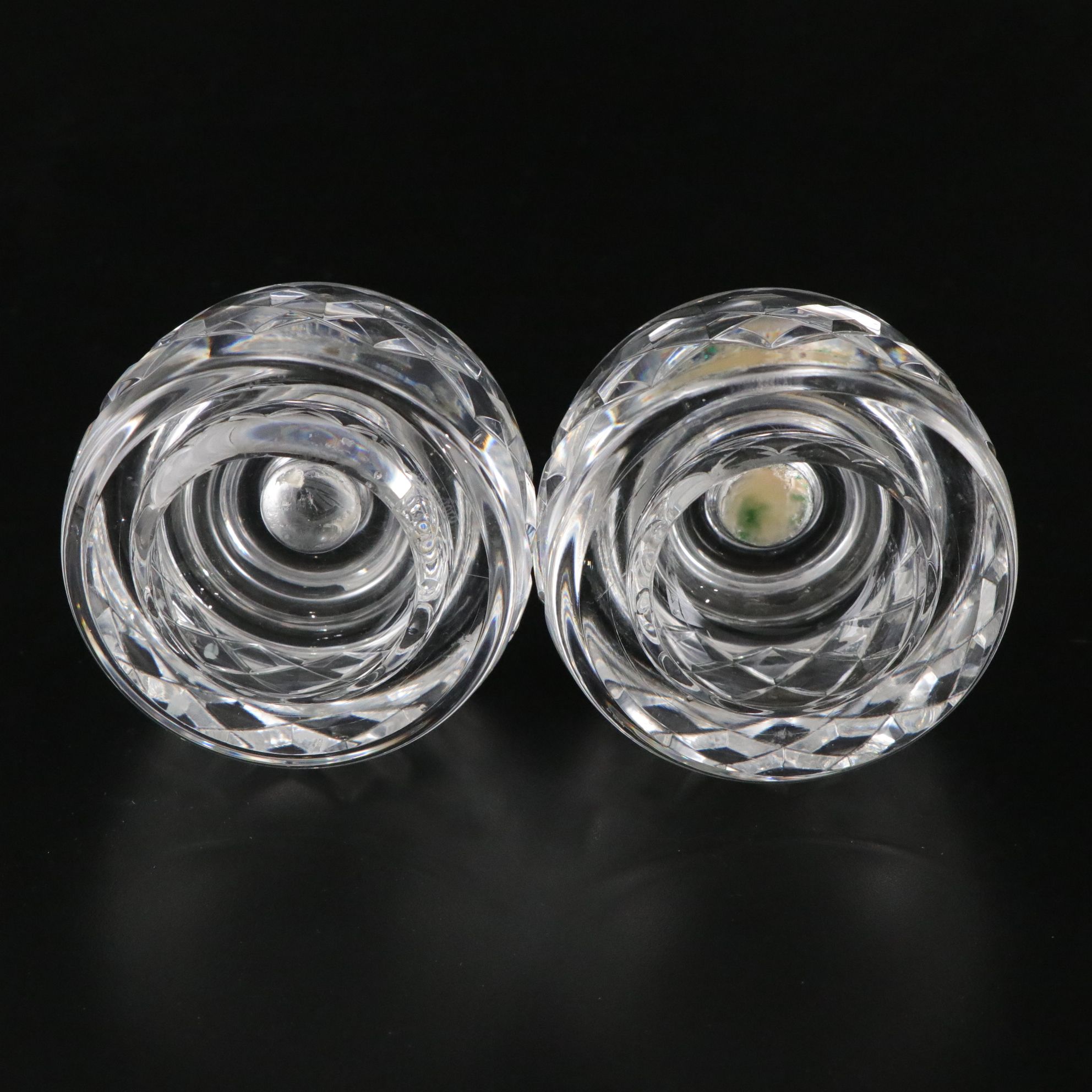 Waterford Cut Crystal "Oveture" Trinket Box with Candle Holders, Decanter & More