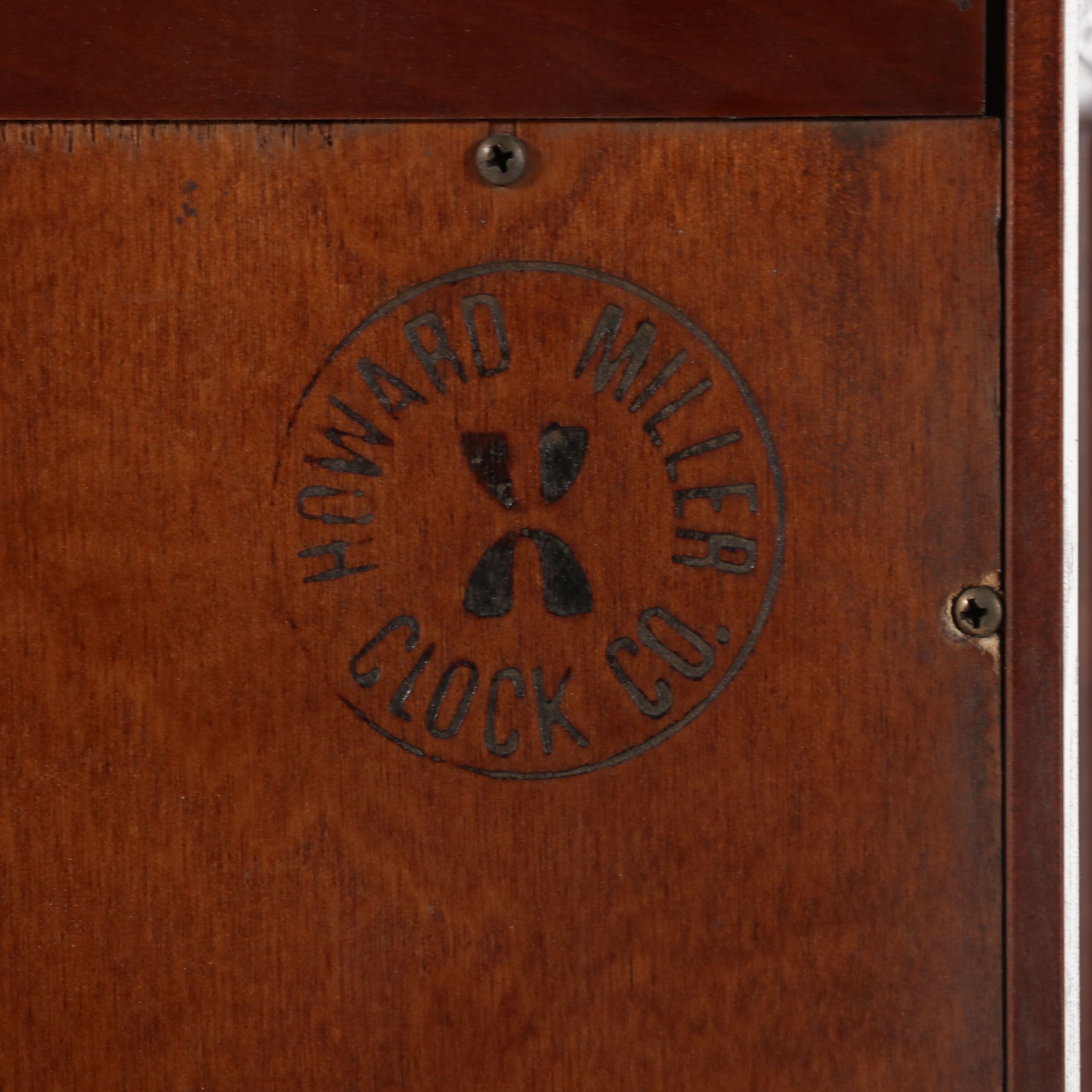 Neoclassical Style Cherry Finish Breakfront Curio Cabinet, Late 20th Century