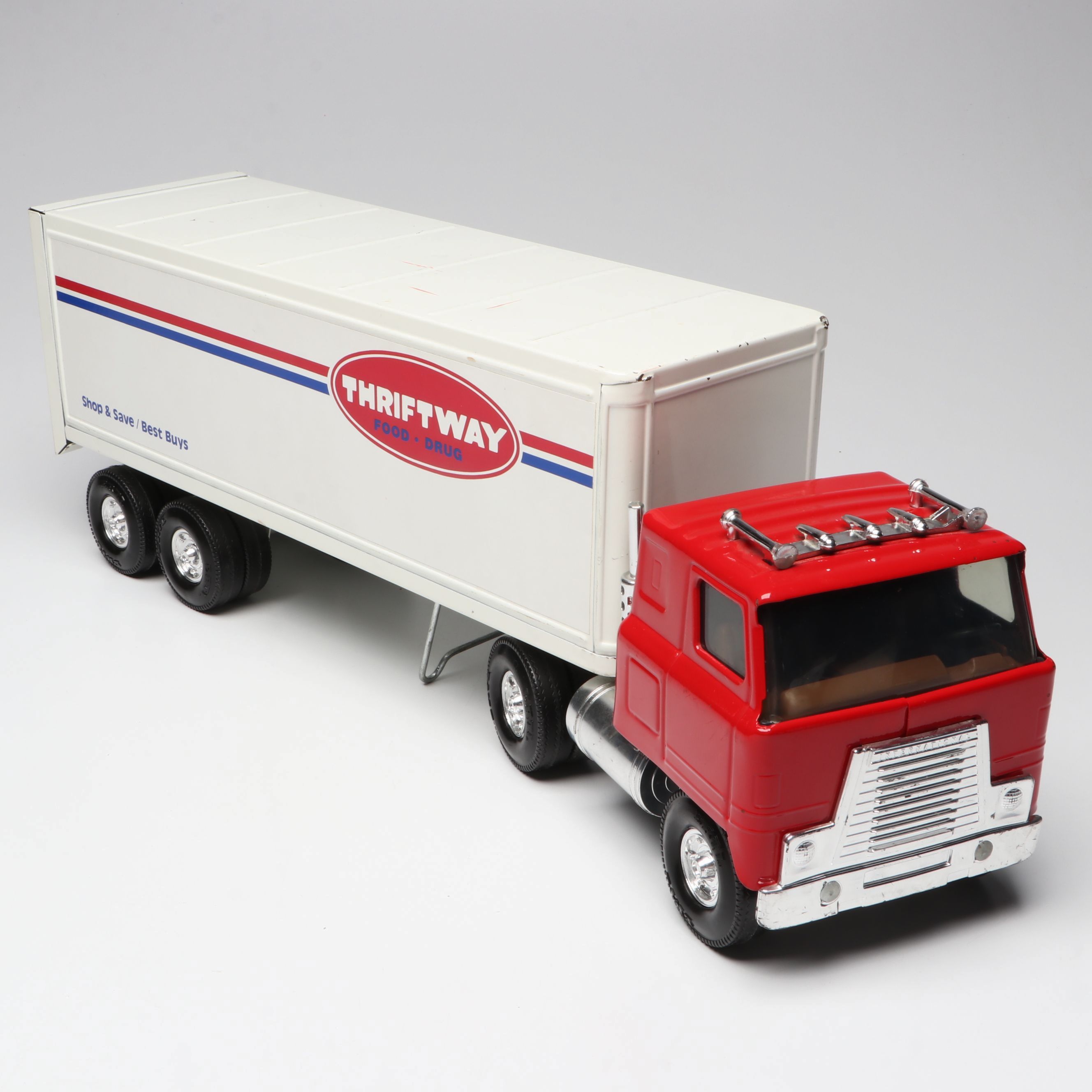 Ertl Thriftway Metal Toy Model Semi-Truck, Late 20th Century